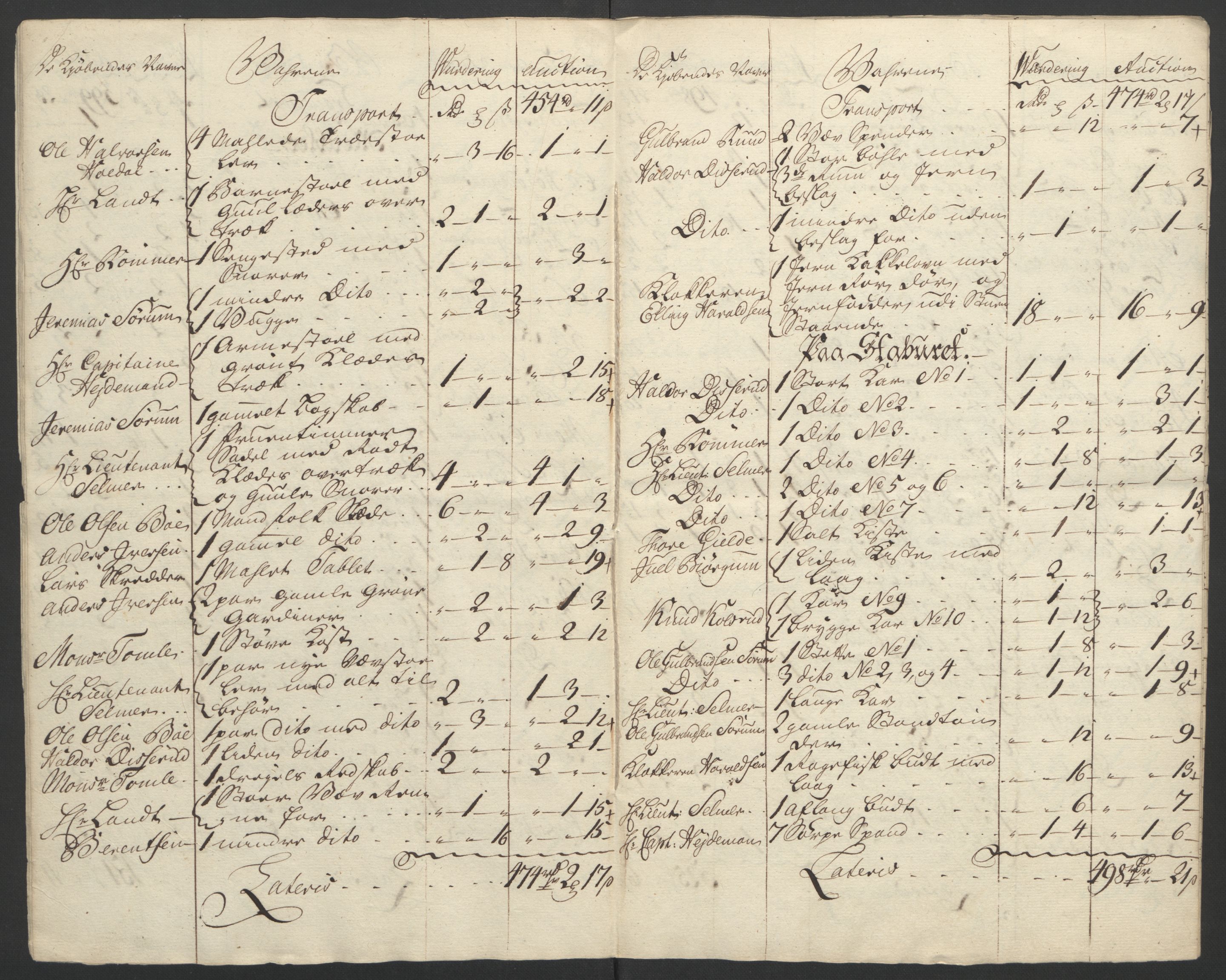 Forsvaret, Generalauditøren, RA/RAFA-1772/F/Fj/Fja/L0034: --, 1753-1817, p. 495