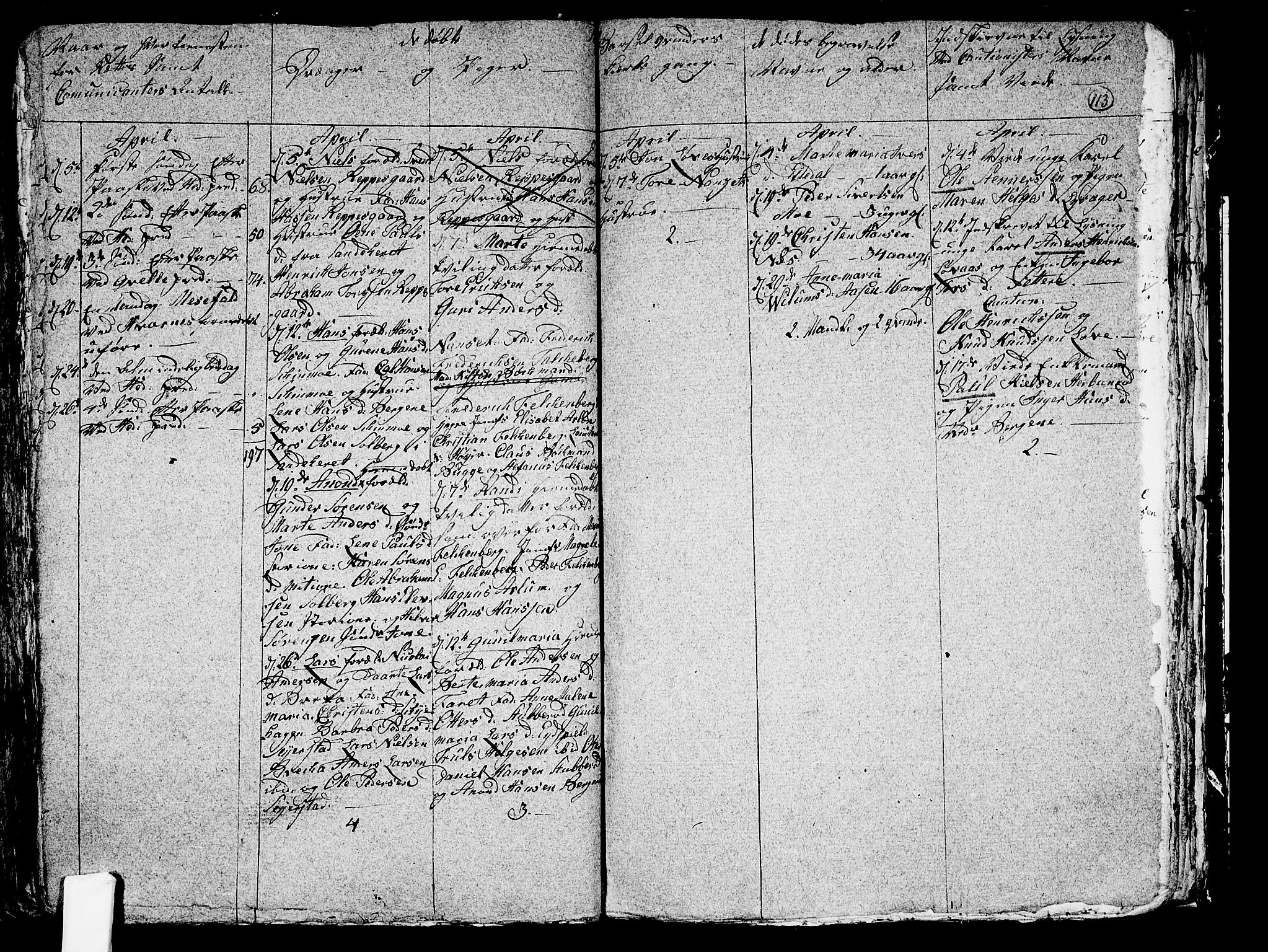 Hedrum kirkebøker, SAKO/A-344/G/Ga/L0002: Parish register (copy) no. I 2, 1803-1817, p. 113