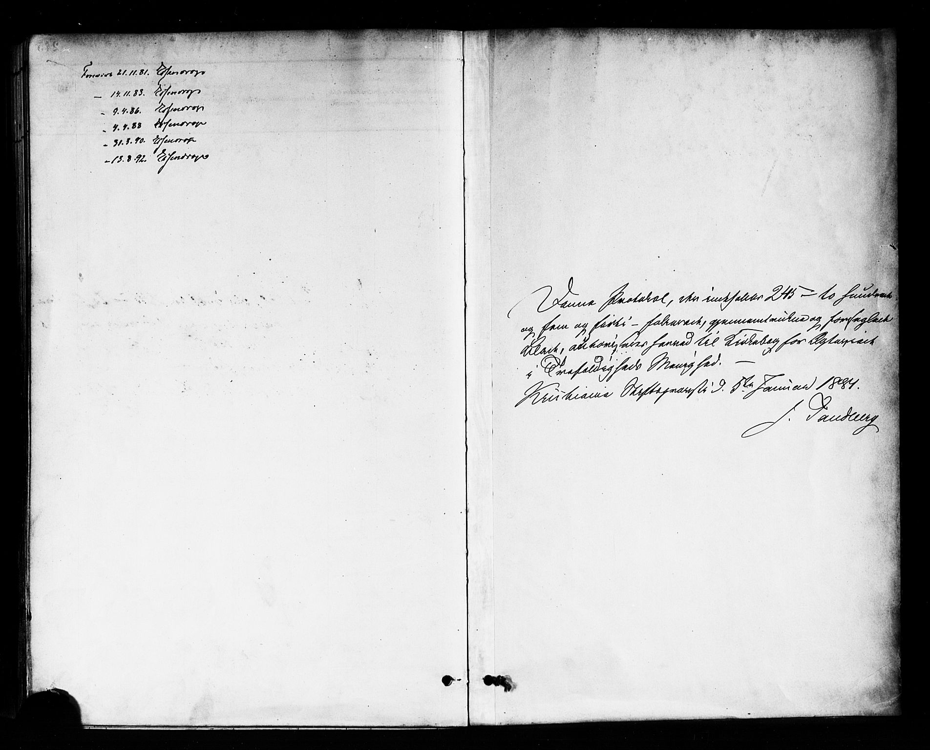 Trefoldighet prestekontor Kirkebøker, SAO/A-10882/F/Fc/L0003: Parish register (official) no. III 3, 1881-1891