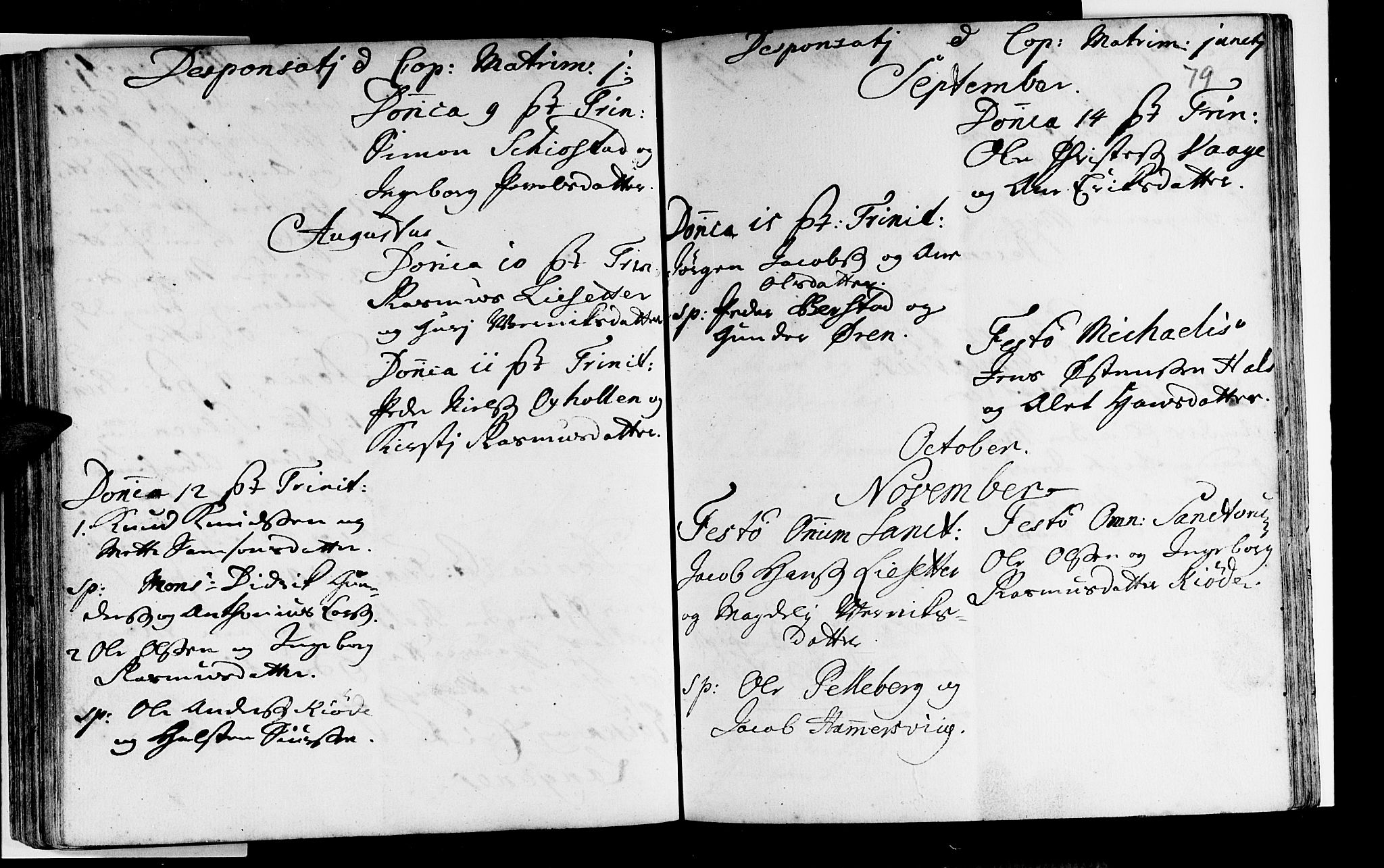 Selje sokneprestembete, AV/SAB-A-99938/H/Ha/Haa/Haaa: Parish register (official) no. A 3, 1731-1743, p. 79