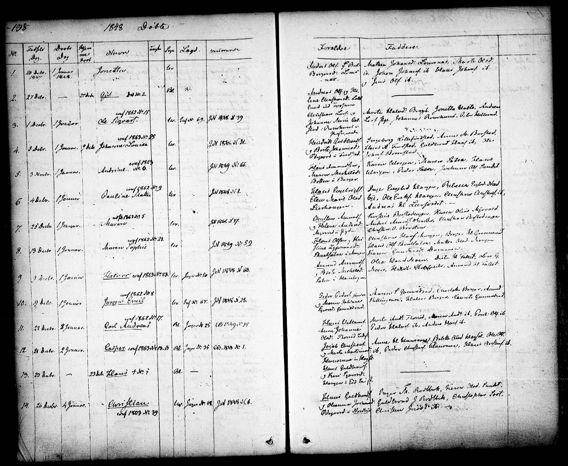 Aurskog prestekontor Kirkebøker, SAO/A-10304a/F/Fa/L0006: Parish register (official) no. I 6, 1829-1853, p. 138