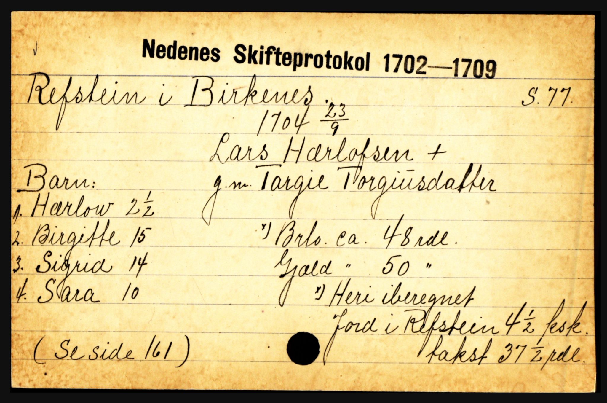 Nedenes sorenskriveri før 1824, AV/SAK-1221-0007/H, p. 23411