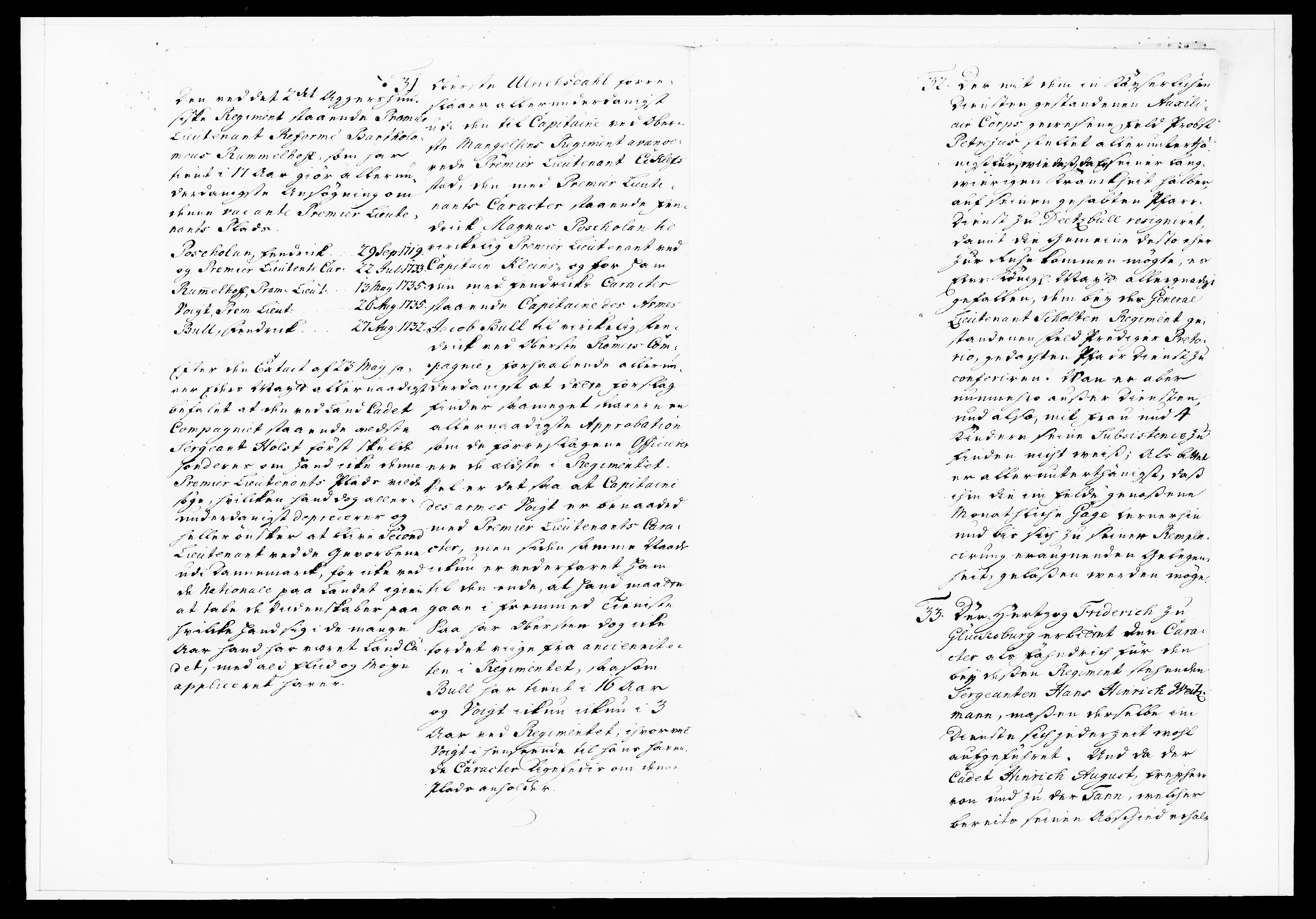 Krigskollegiet, Krigskancelliet, DRA/A-0006/-/1130-1137: Refererede sager, 1736, p. 212