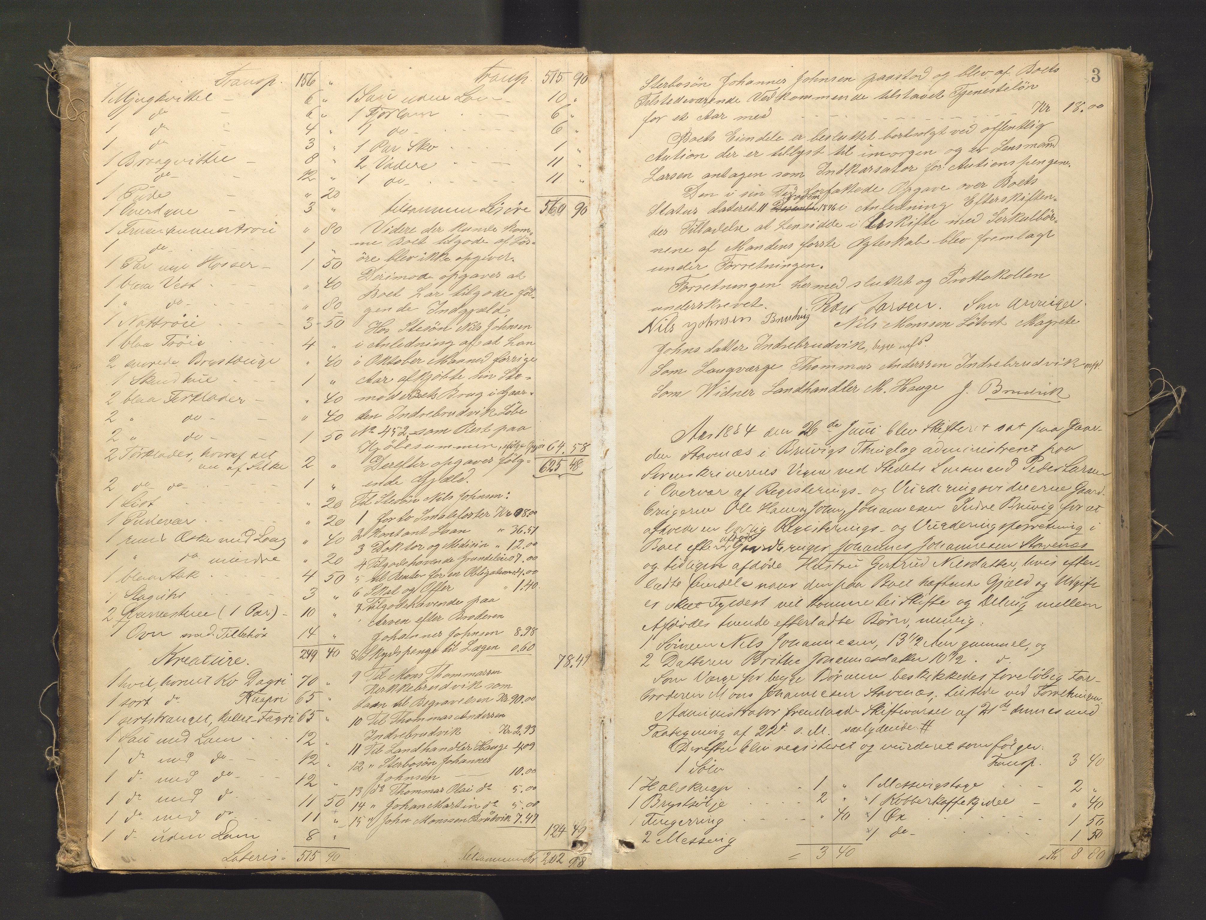 Lensmannen i Bruvik, AV/SAB-A-31301/0006/L0003: Registreringsprotokoll, 1884-1911, p. 2b-3a