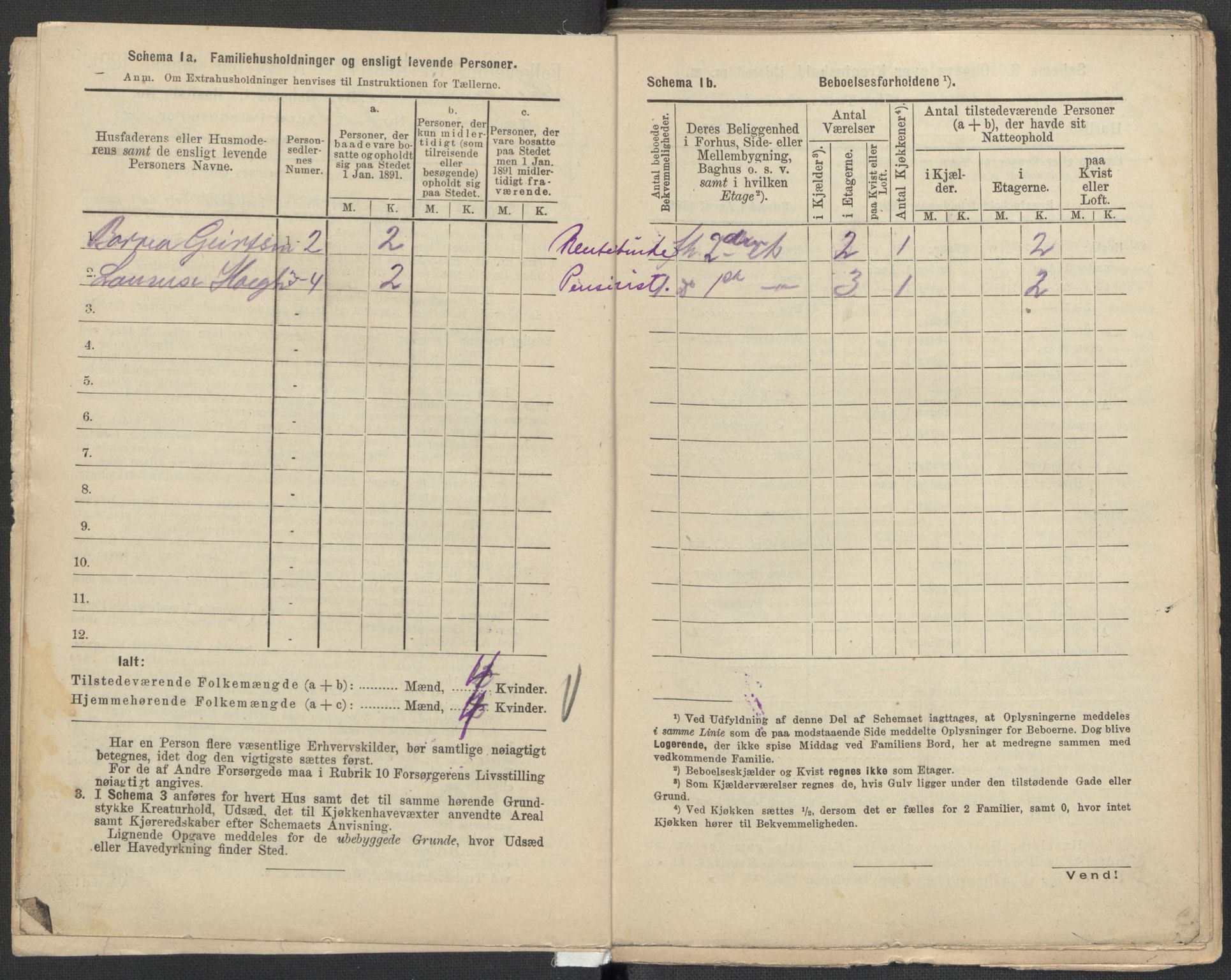 RA, 1891 Census for 1301 Bergen, 1891, p. 3156