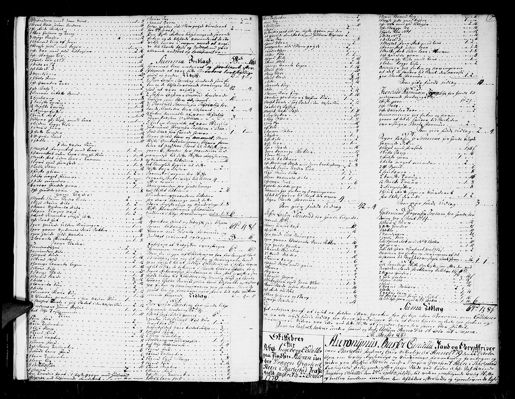 Rakkestad sorenskriveri, AV/SAO-A-10686/H/Hb/L0004a: Skifteprotokoller, 1779-1788, p. 6b-7a