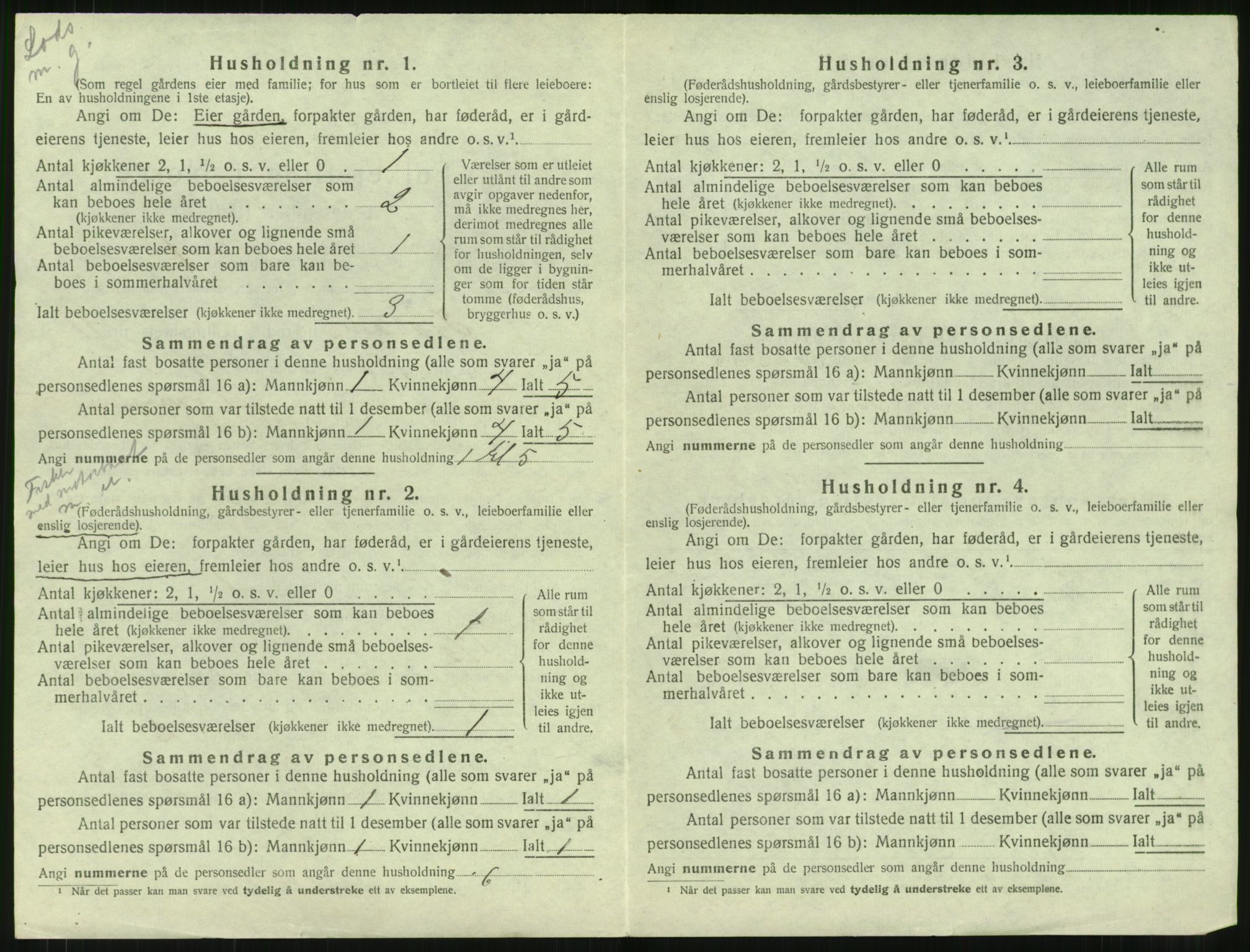 SAT, 1920 census for Haram, 1920, p. 754