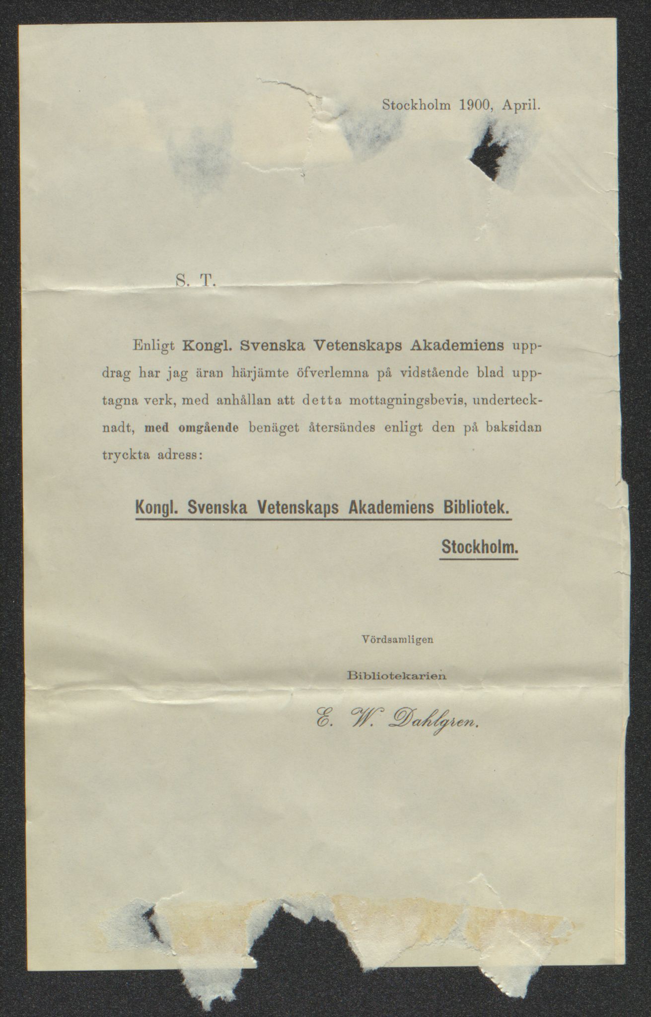 Tromsø Museum, AV/SATØ-S-0162/D/Db/L0033: Journalsaker og innkomne brev, 1879-1882, p. 342