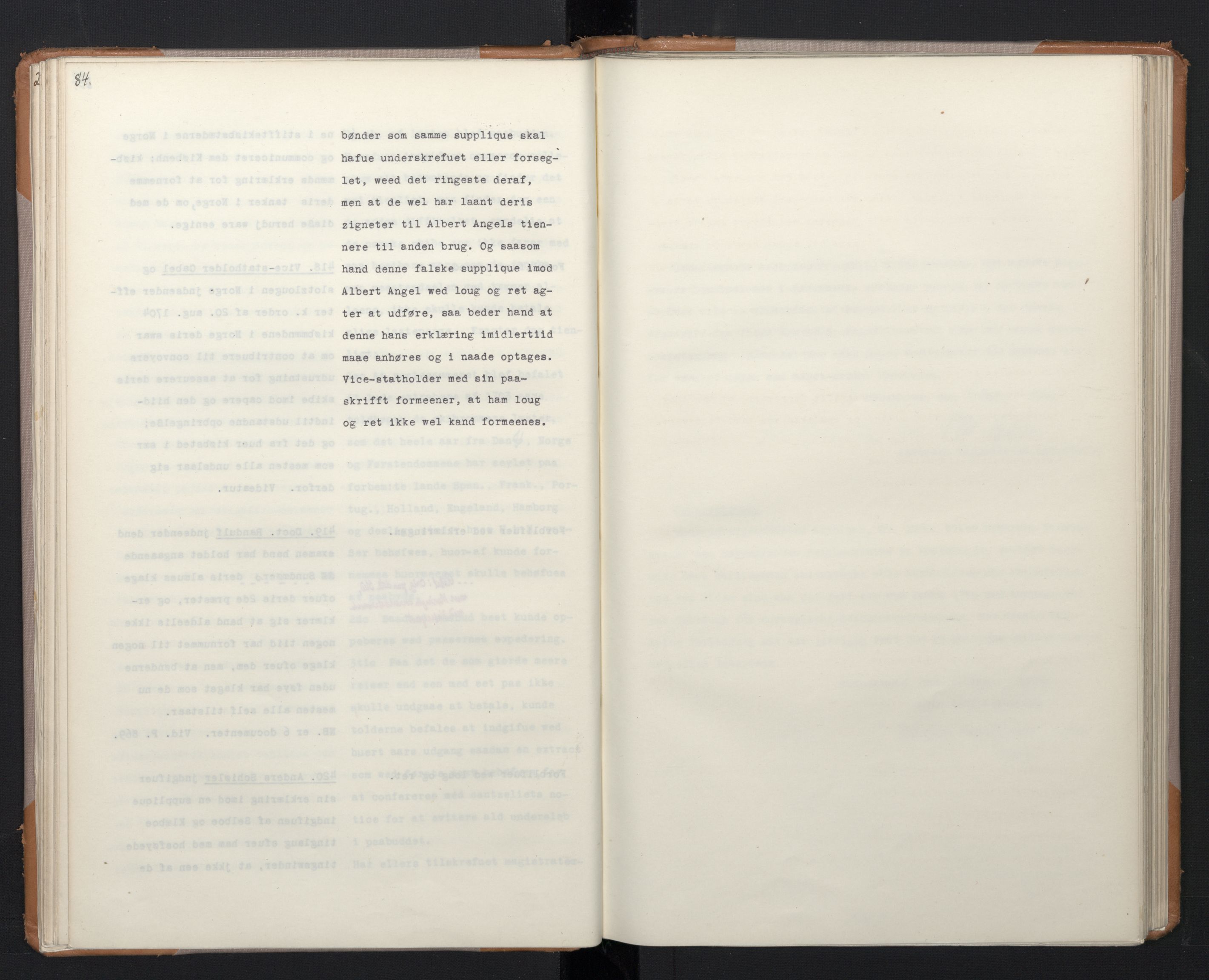 Avskriftsamlingen, RA/EA-4022/F/Fa/L0073: Supplikker, 1705, p. 47