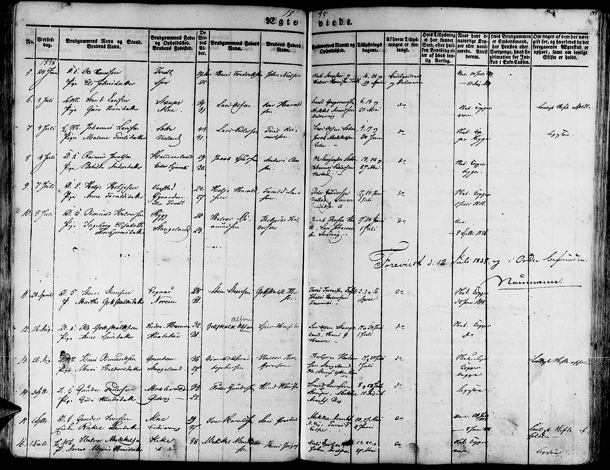 Fjelberg sokneprestembete, AV/SAB-A-75201/H/Haa: Parish register (official) no. A 6, 1835-1851, p. 233