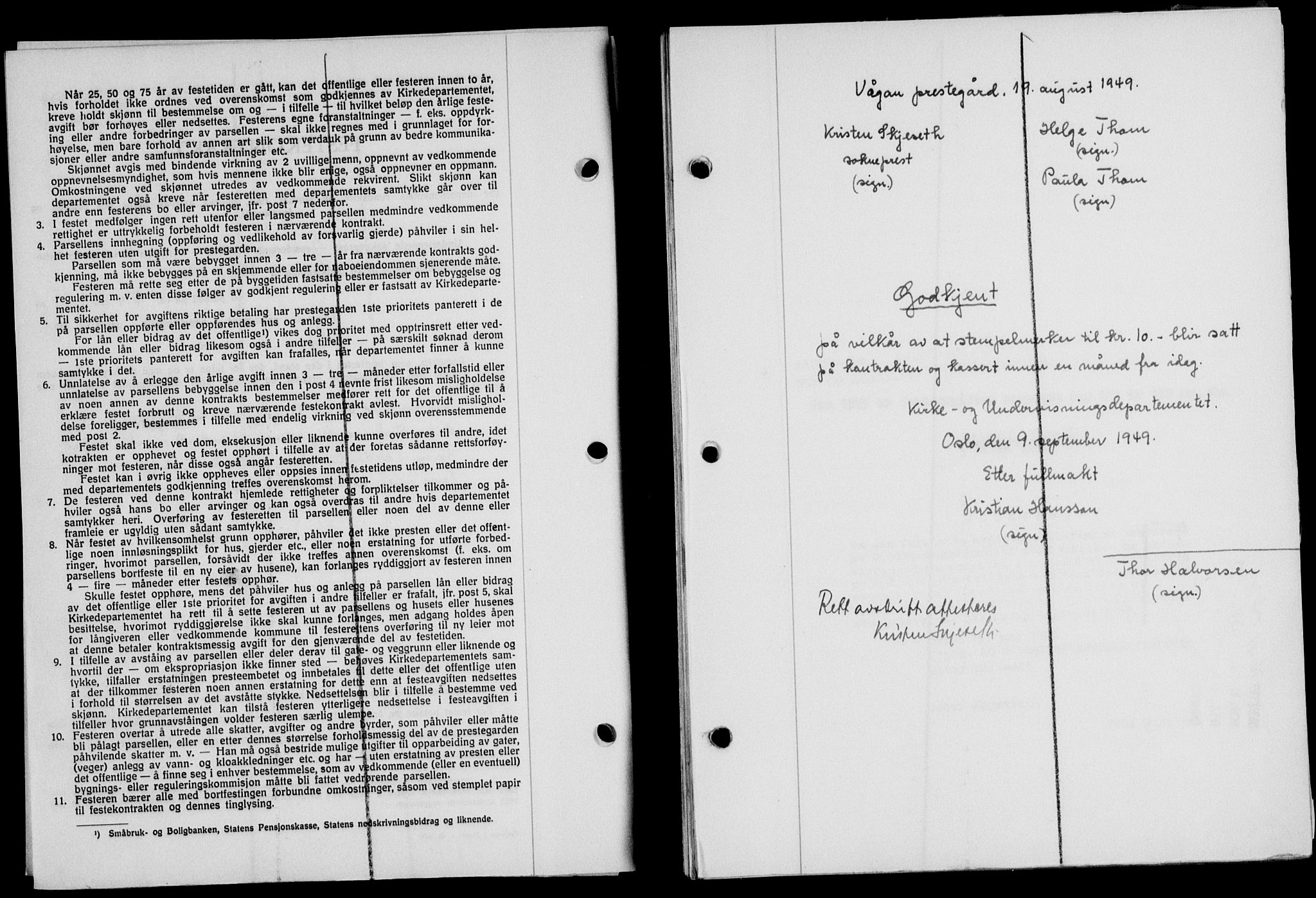 Lofoten sorenskriveri, SAT/A-0017/1/2/2C/L0022a: Mortgage book no. 22a, 1949-1950, Diary no: : 2355/1949