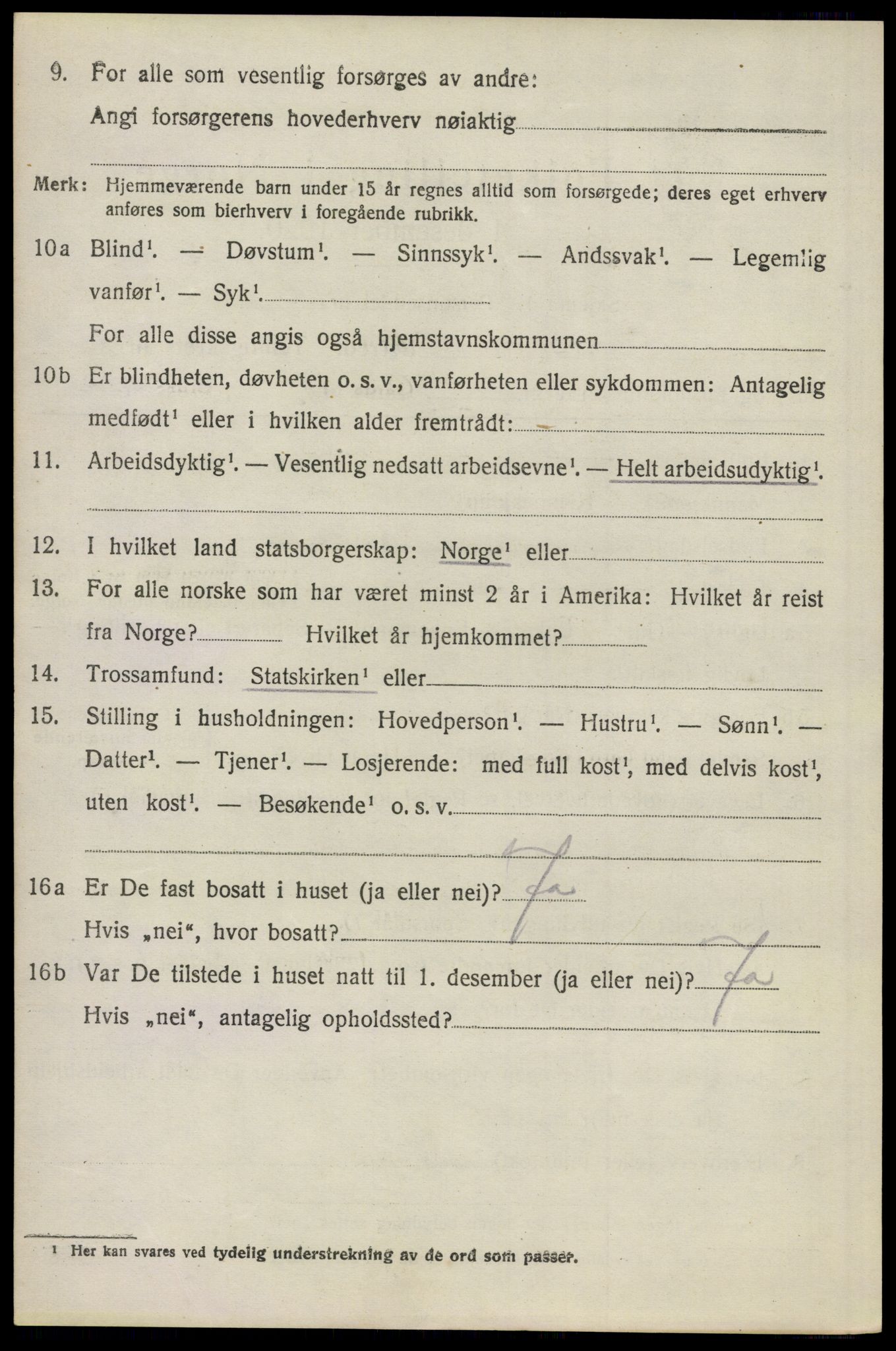 SAO, 1920 census for Lillestrøm, 1920, p. 11307