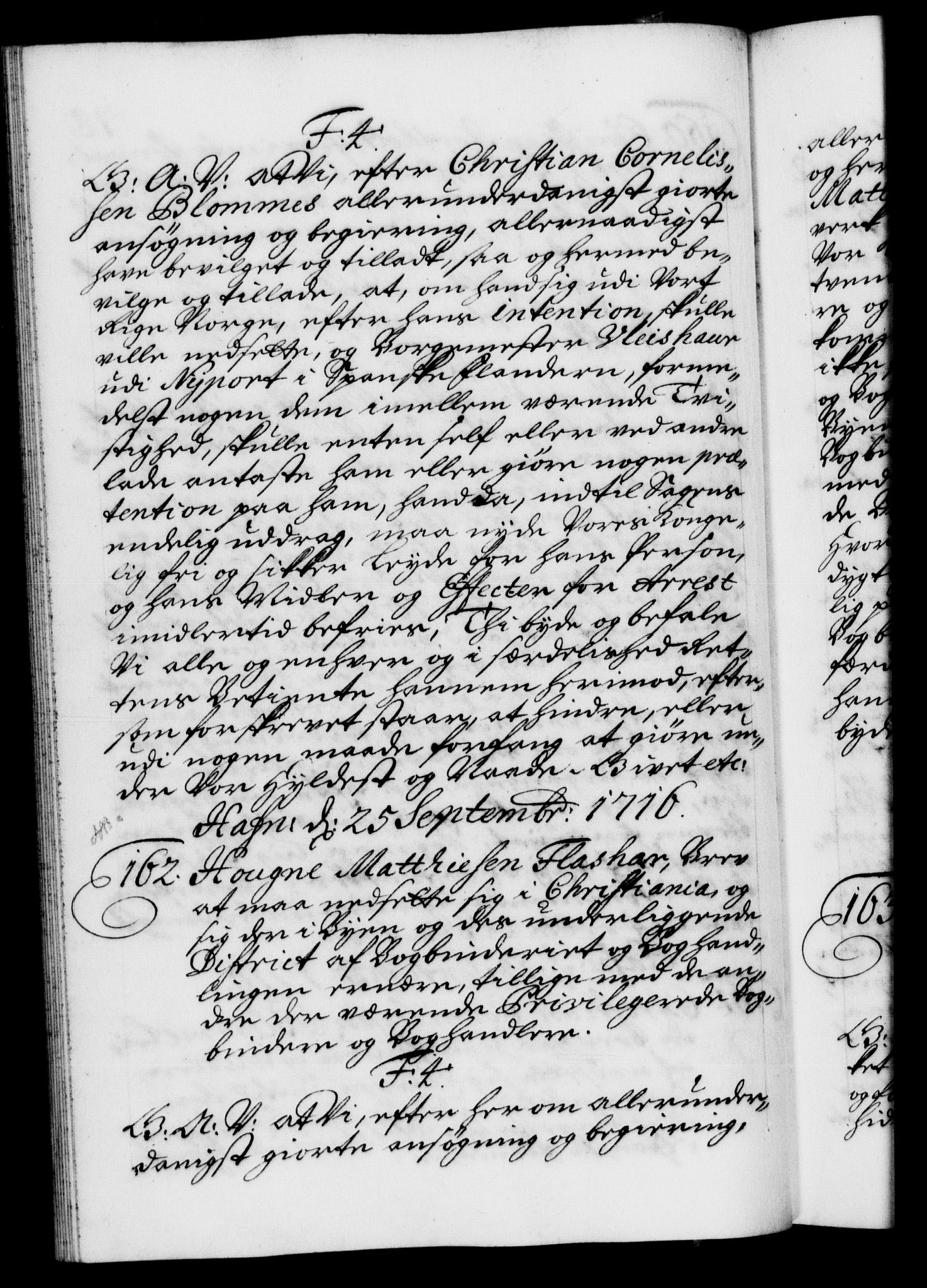 Danske Kanselli 1572-1799, AV/RA-EA-3023/F/Fc/Fca/Fcaa/L0022: Norske registre, 1716-1719, p. 78b