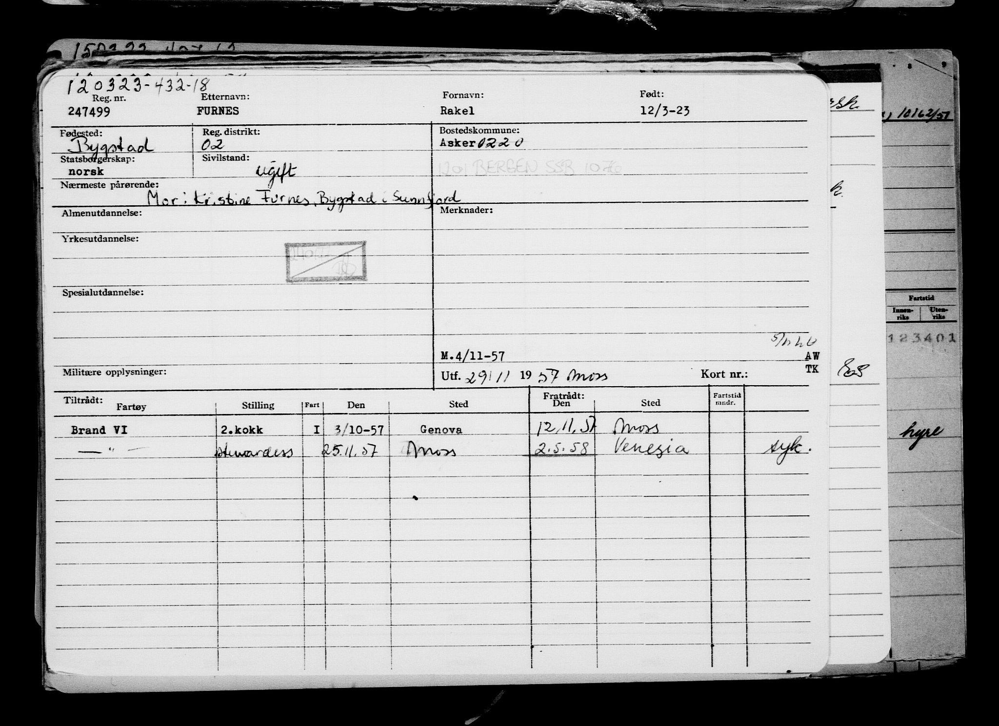 Direktoratet for sjømenn, AV/RA-S-3545/G/Gb/L0216: Hovedkort, 1923, p. 349