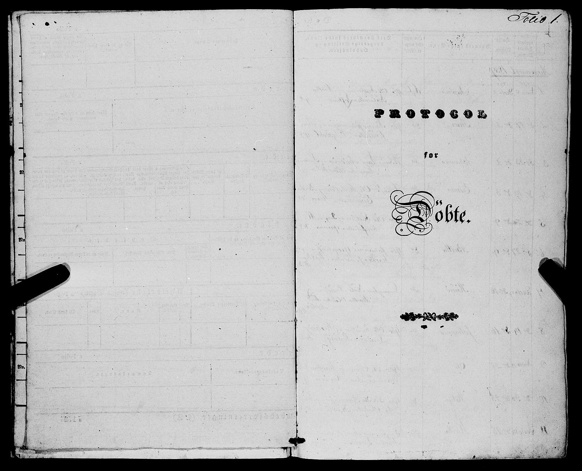 Haus sokneprestembete, AV/SAB-A-75601/H/Haa: Parish register (official) no. A 15, 1838-1847, p. 1