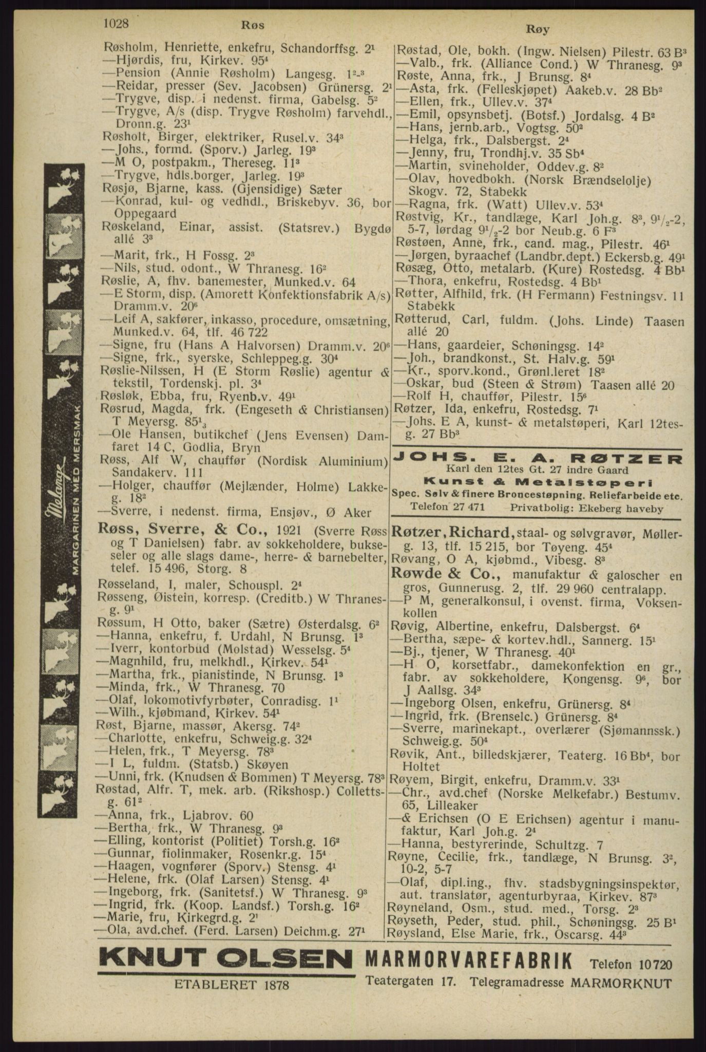 Kristiania/Oslo adressebok, PUBL/-, 1929, p. 1028