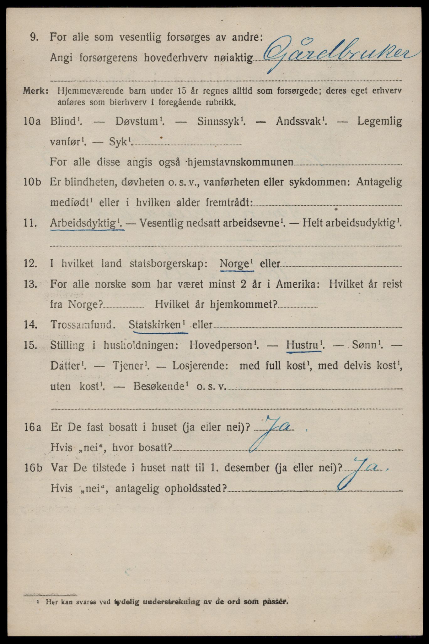 SAST, 1920 census for Høyland, 1920, p. 3735