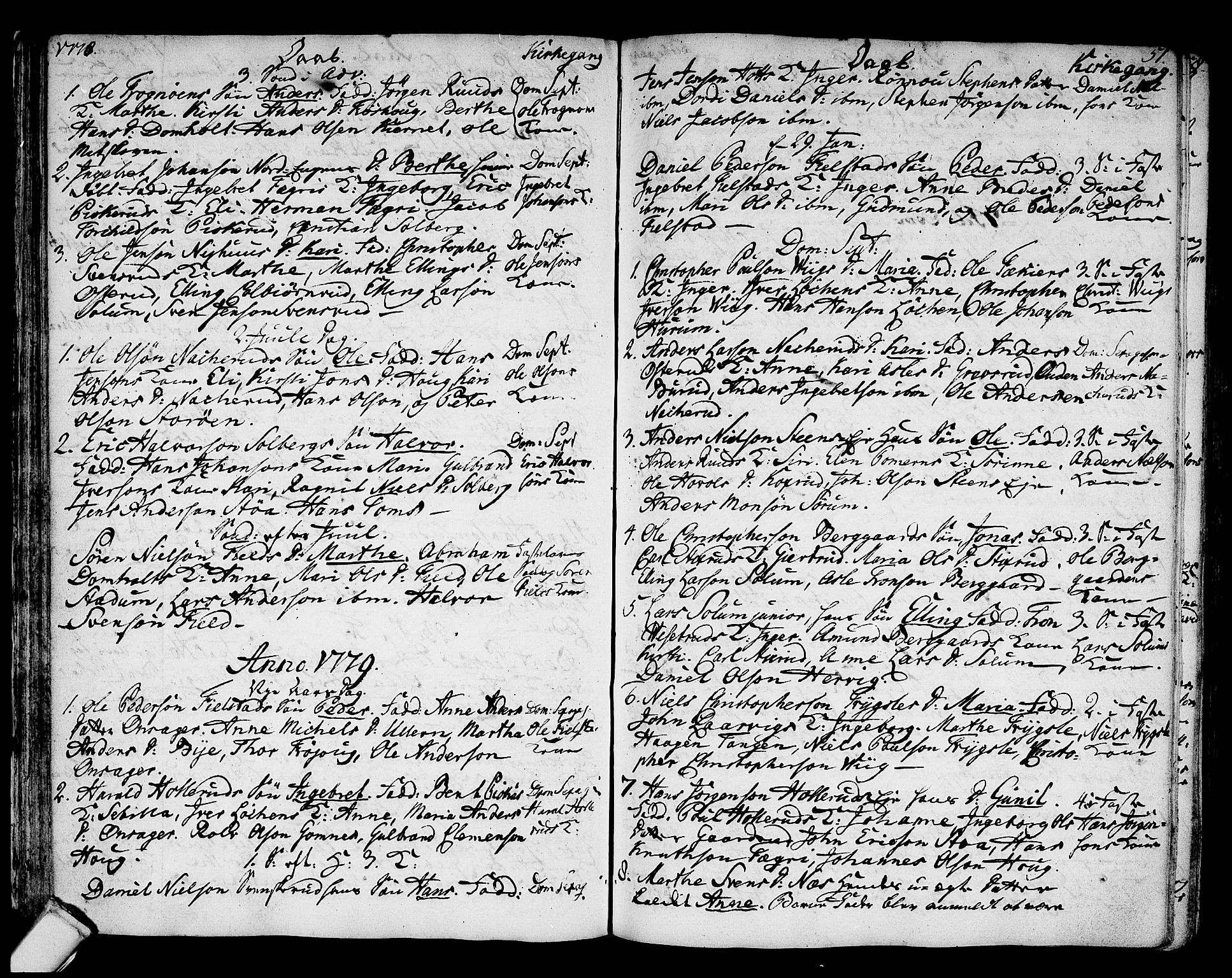 Hole kirkebøker, AV/SAKO-A-228/F/Fa/L0002: Parish register (official) no. I 2, 1766-1814, p. 51