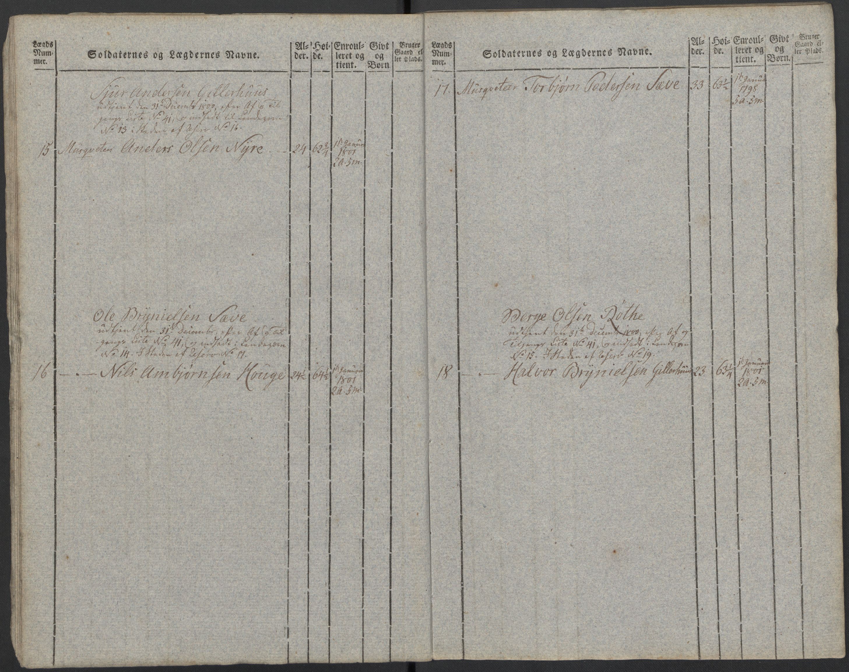 Generalitets- og kommissariatskollegiet, Det kongelige norske kommissariatskollegium, AV/RA-EA-5420/E/Eh/L0097: Bergenhusiske nasjonale infanteriregiment, 1803-1807, p. 54