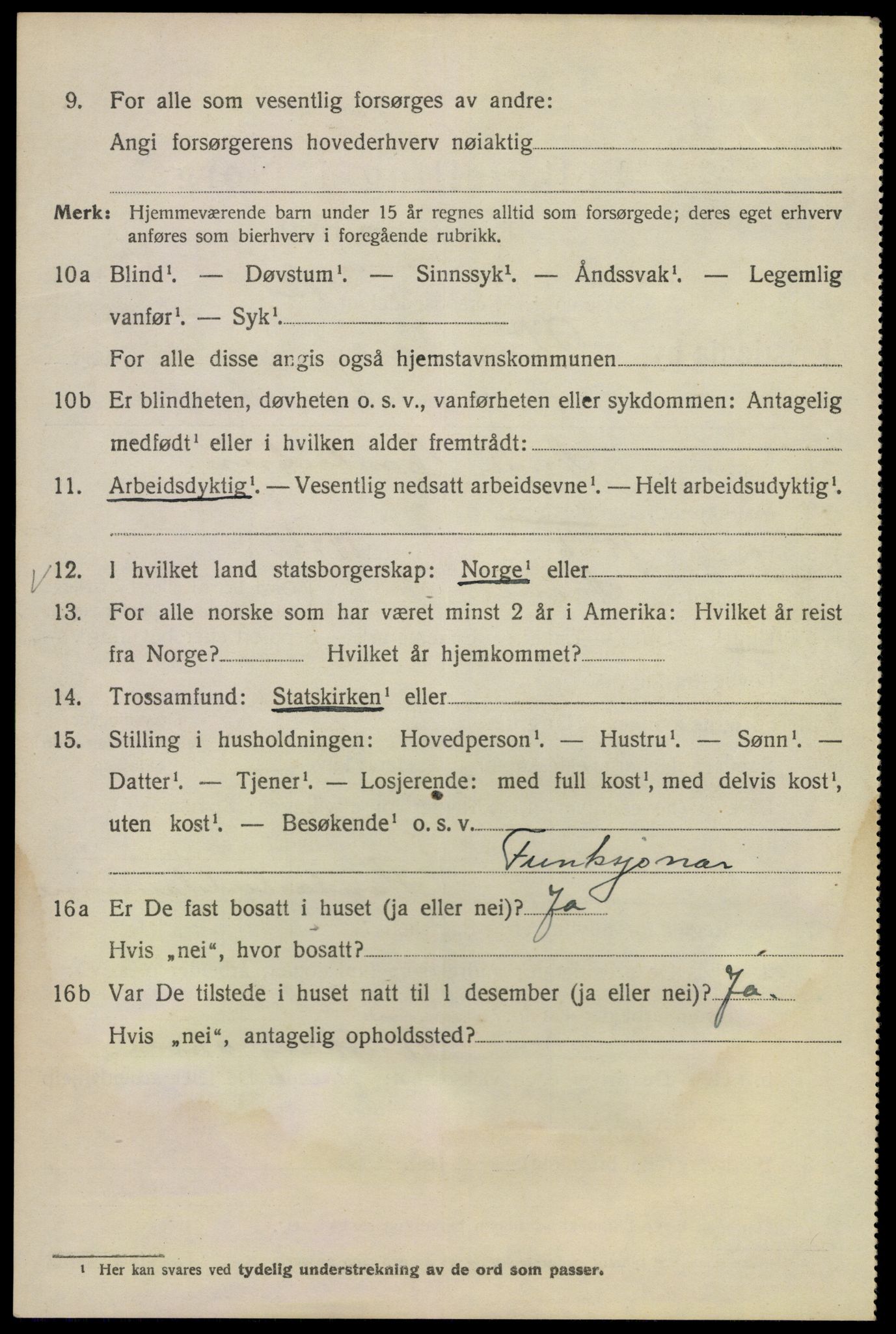 SAO, 1920 census for Kristiania, 1920, p. 593330