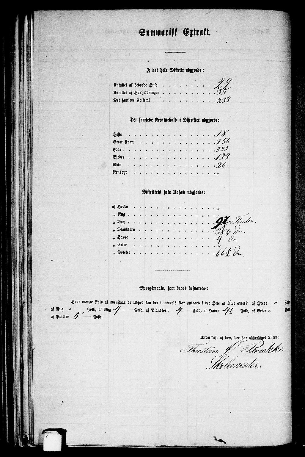 RA, 1865 census for Vik, 1865, p. 119