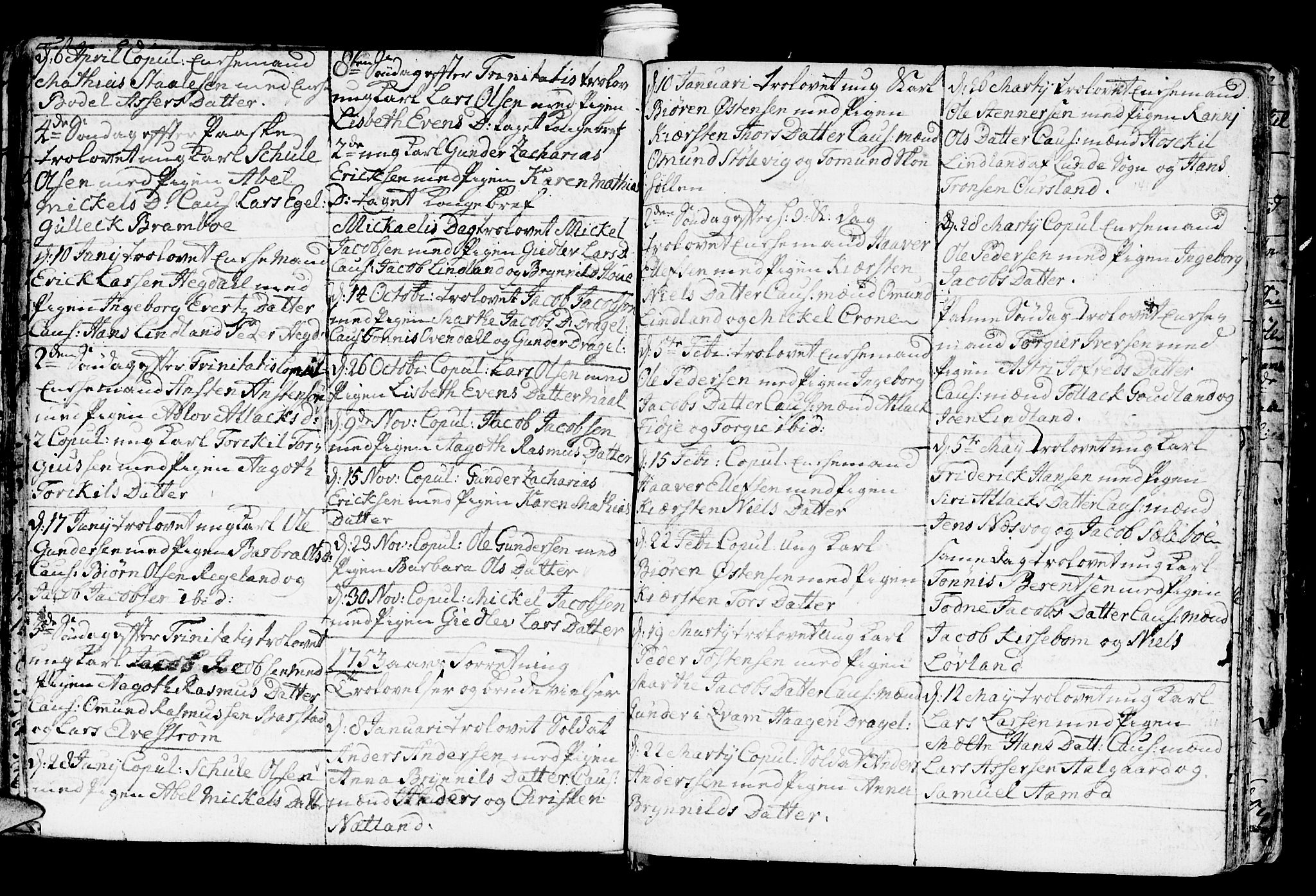 Sokndal sokneprestkontor, AV/SAST-A-101808: Parish register (official) no. A 3, 1740-1806