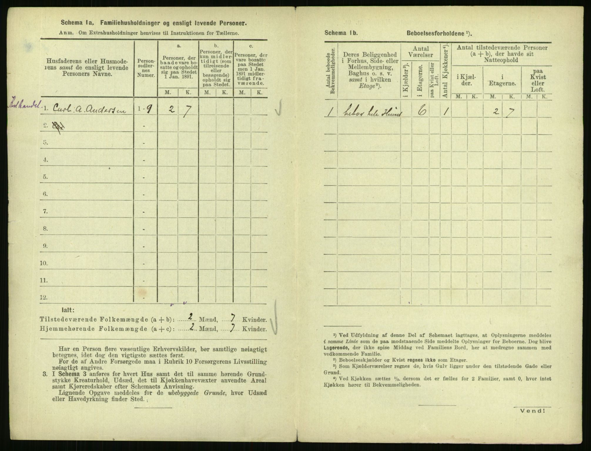 RA, 1891 census for 0301 Kristiania, 1891, p. 30812