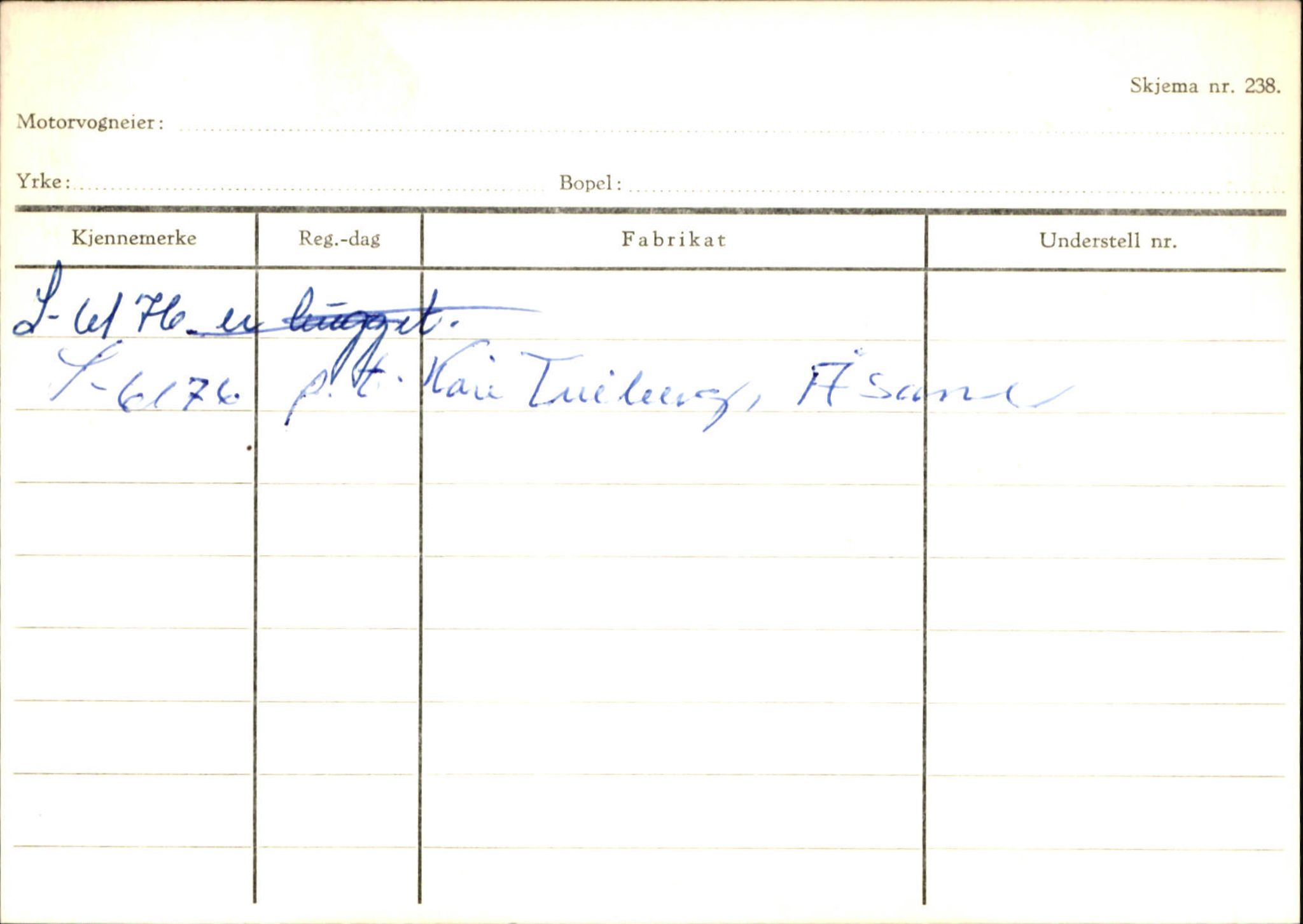 Statens vegvesen, Sogn og Fjordane vegkontor, SAB/A-5301/4/F/L0125: Eigarregister Sogndal V-Å. Aurland A-Å. Fjaler A-N, 1945-1975, p. 2654