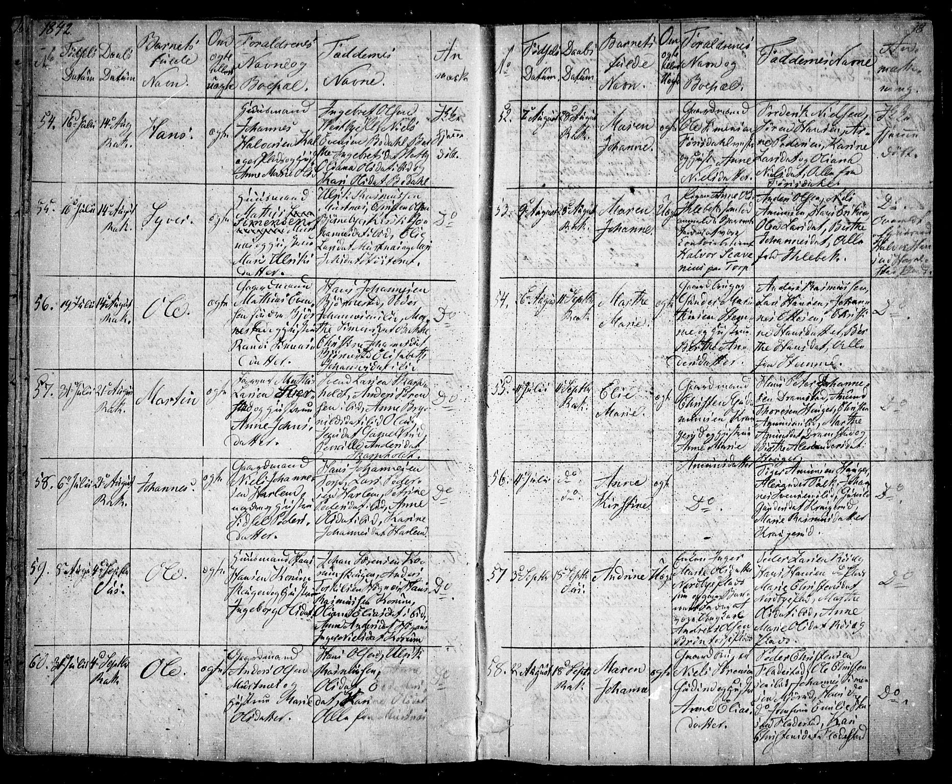 Rakkestad prestekontor Kirkebøker, SAO/A-2008/F/Fa/L0008: Parish register (official) no. I 8, 1842-1849, p. 17-18