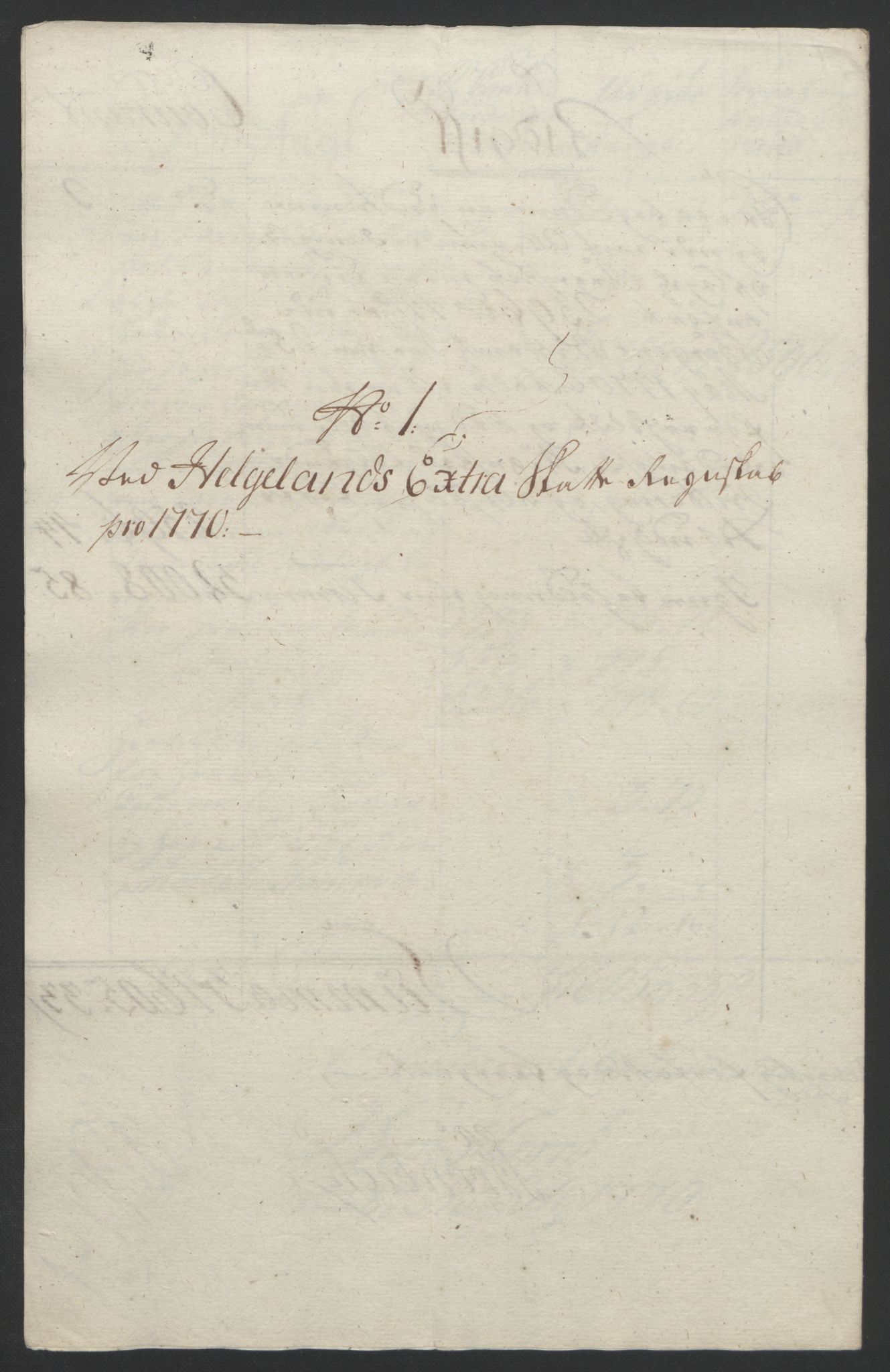 Rentekammeret inntil 1814, Reviderte regnskaper, Fogderegnskap, AV/RA-EA-4092/R65/L4573: Ekstraskatten Helgeland, 1762-1772, p. 267