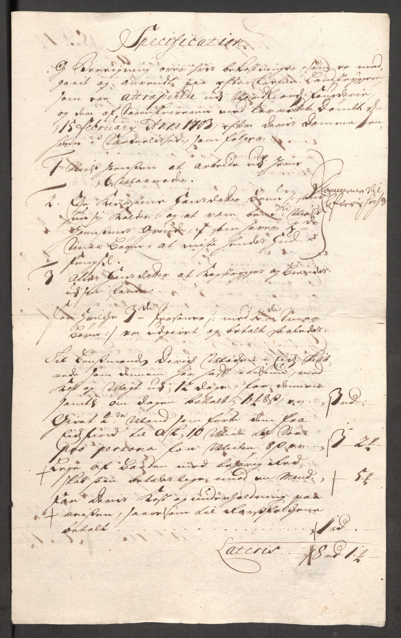 Rentekammeret inntil 1814, Reviderte regnskaper, Fogderegnskap, AV/RA-EA-4092/R53/L3427: Fogderegnskap Sunn- og Nordfjord, 1703, p. 148