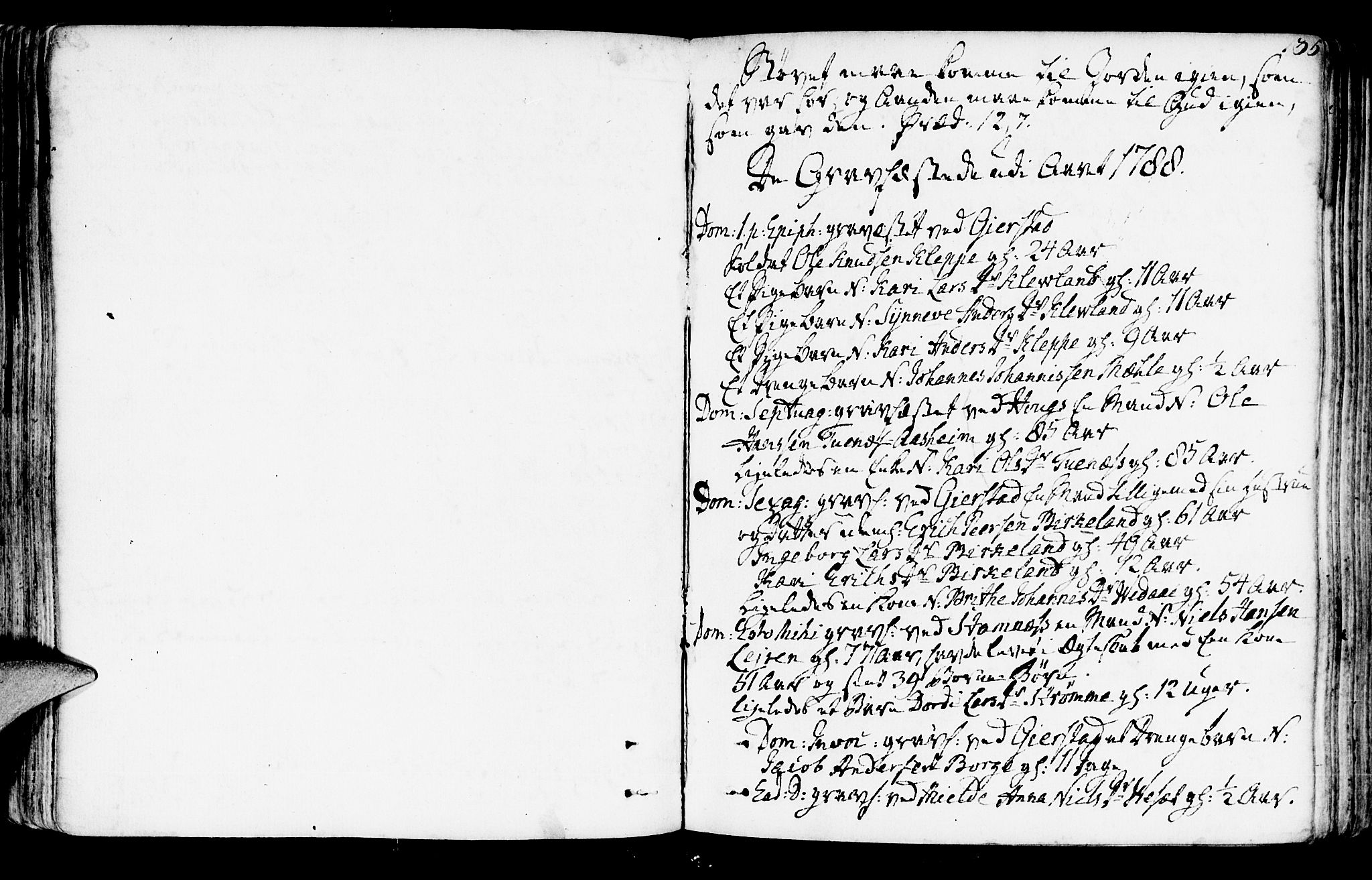 Haus sokneprestembete, SAB/A-75601/H/Haa: Parish register (official) no. A 10, 1782-1796, p. 135