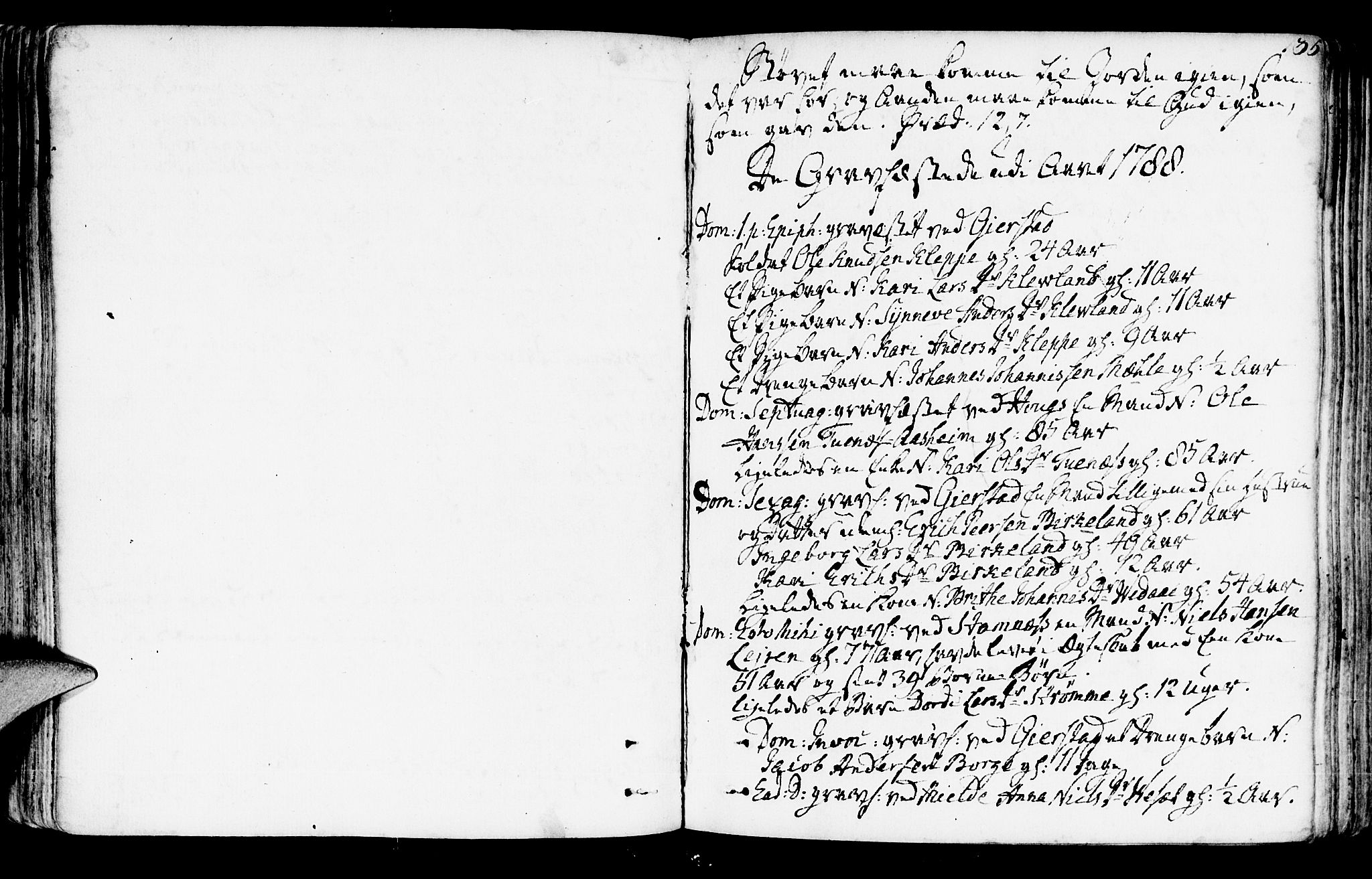 Haus sokneprestembete, AV/SAB-A-75601/H/Haa: Parish register (official) no. A 10, 1782-1796, p. 135