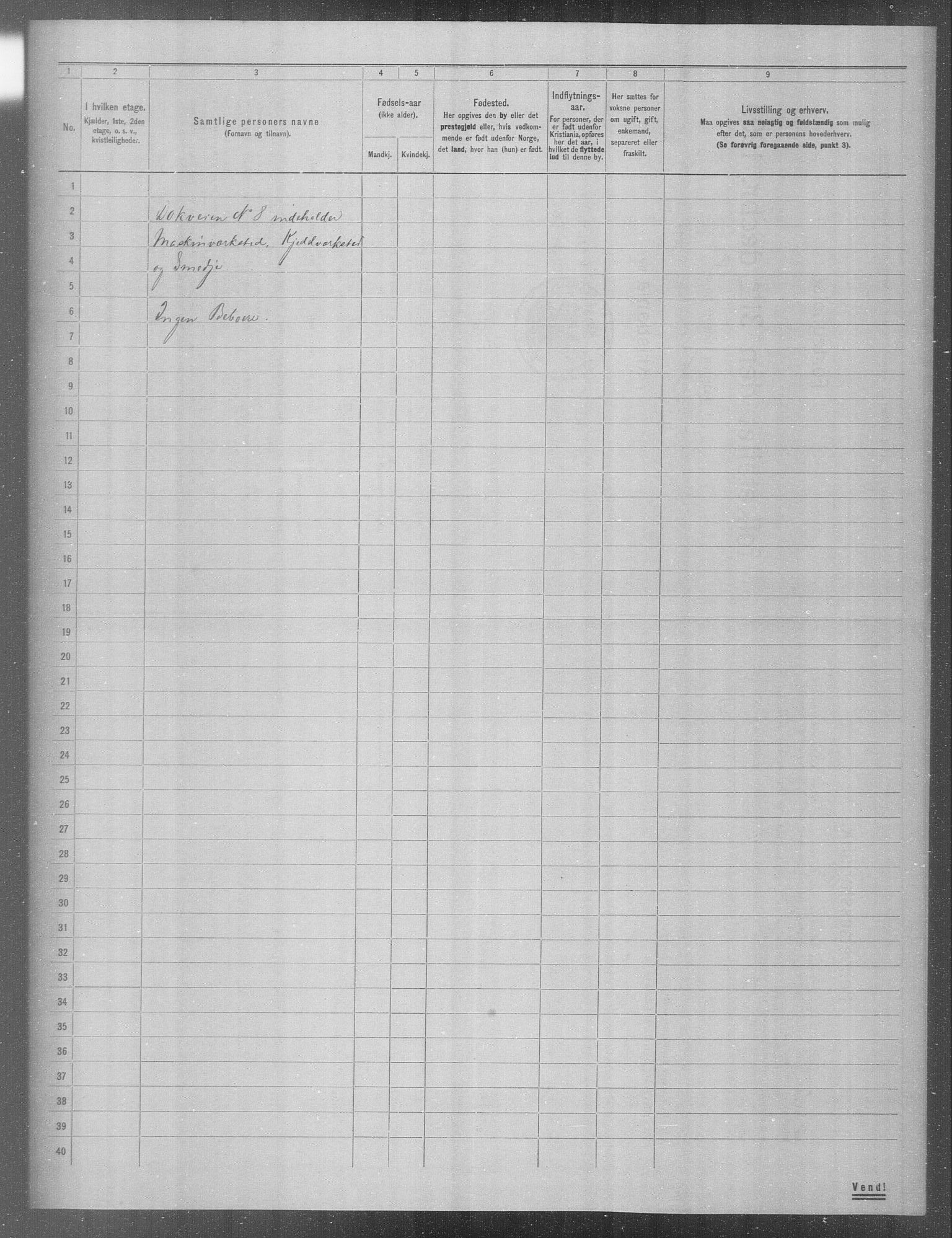 OBA, Municipal Census 1904 for Kristiania, 1904, p. 3180