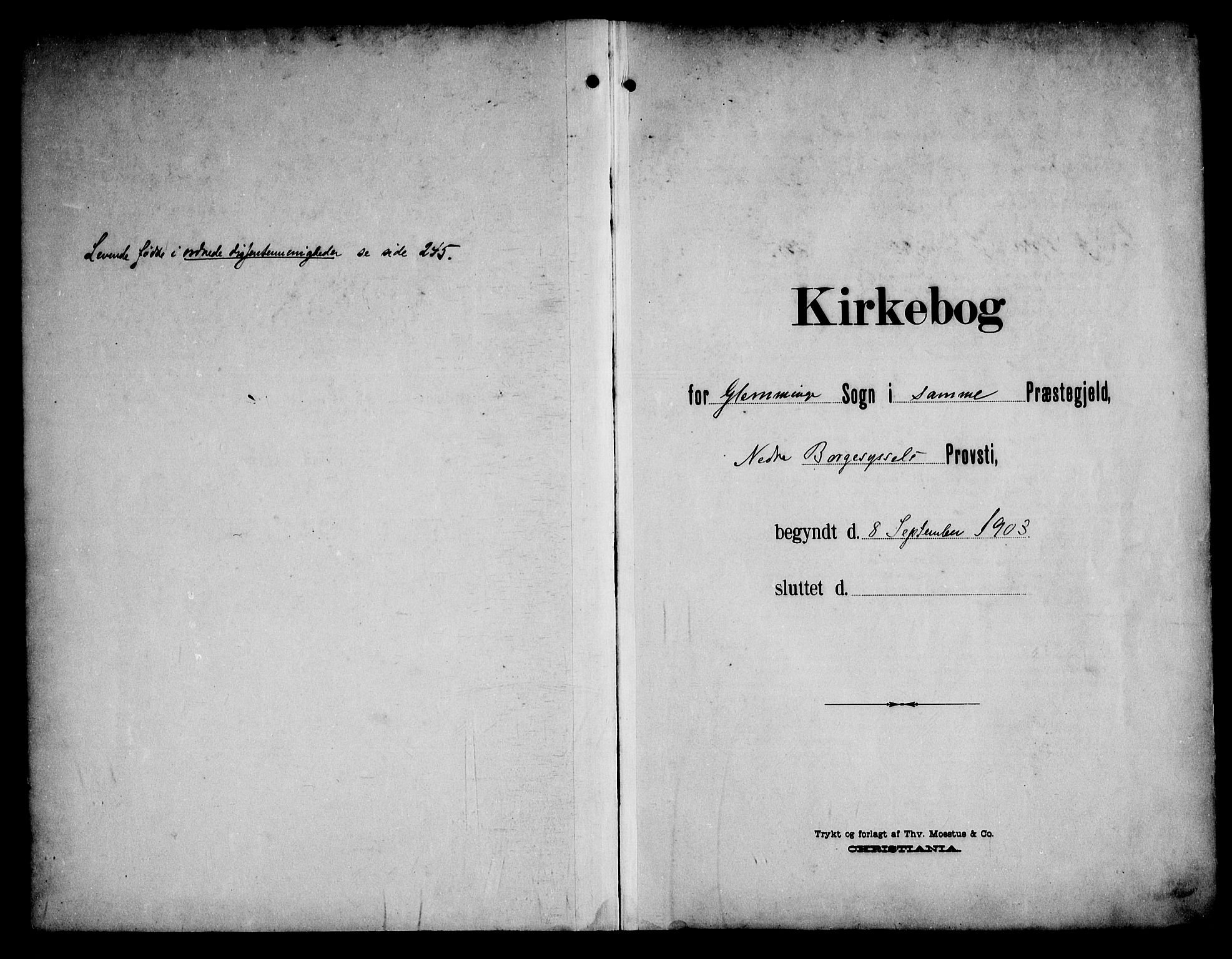 Glemmen prestekontor Kirkebøker, SAO/A-10908/F/Fa/L0014: Parish register (official) no. 14, 1902-1922, p. 1
