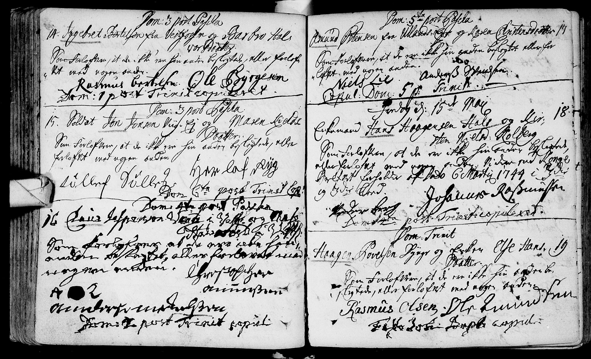 Eiker kirkebøker, AV/SAKO-A-4/F/Fa/L0005: Parish register (official) no. I 5 /1, 1705-1759