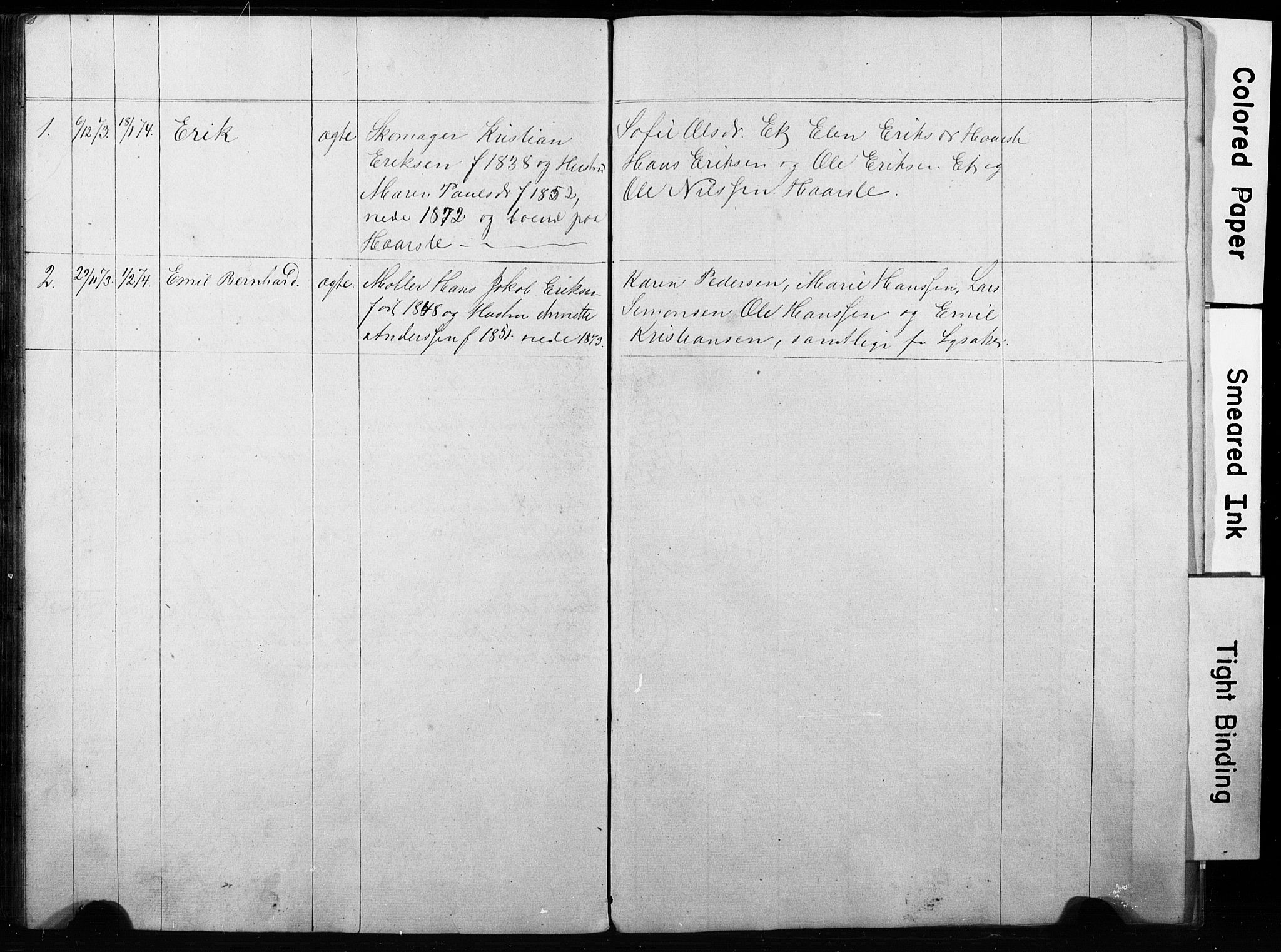 Asker prestekontor Kirkebøker, AV/SAO-A-10256a/G/Gc/L0001: Parish register (copy) no. III 1, 1854-1873