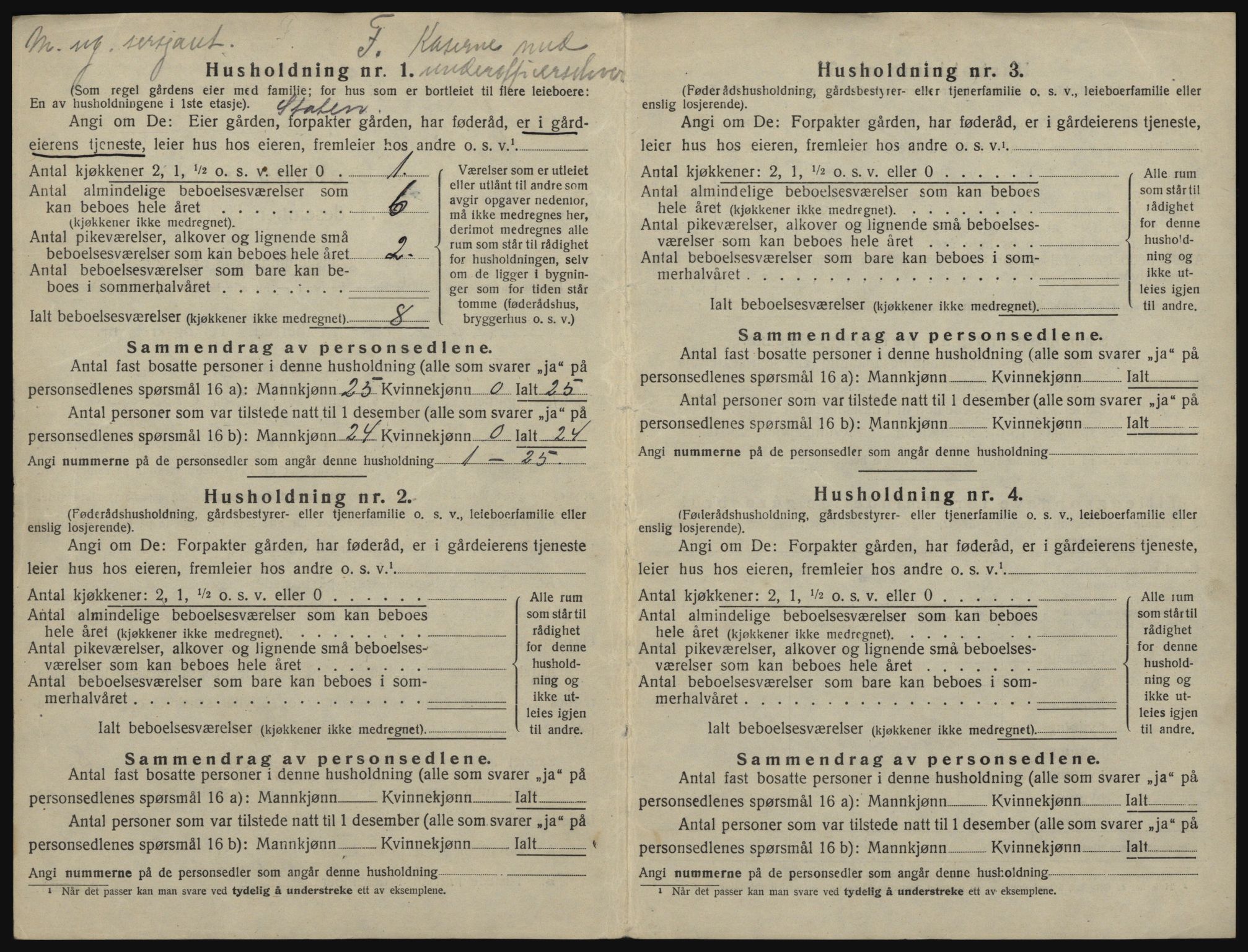 SAO, 1920 census for Frogn, 1920, p. 32