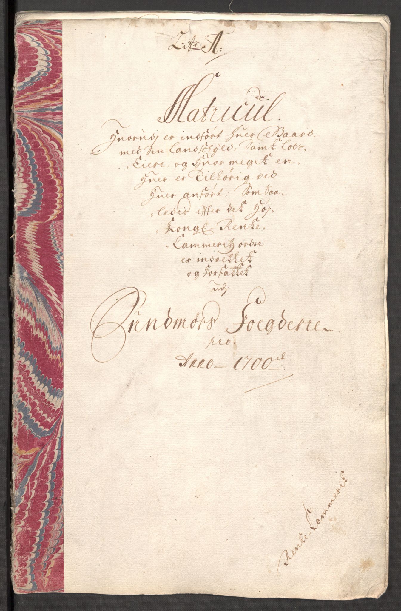 Rentekammeret inntil 1814, Reviderte regnskaper, Fogderegnskap, RA/EA-4092/R54/L3558: Fogderegnskap Sunnmøre, 1700-1701, p. 16