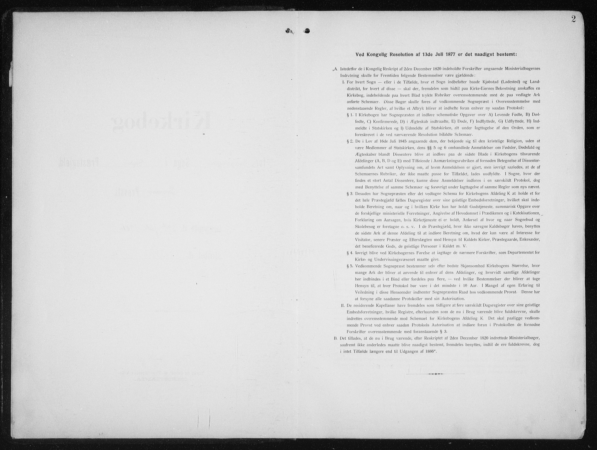 Skjervøy sokneprestkontor, SATØ/S-1300/H/Ha/Hab/L0017klokker: Parish register (copy) no. 17, 1906-1941, p. 2