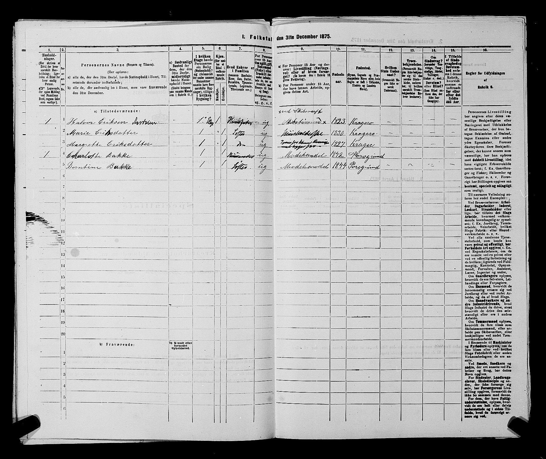 SAKO, 1875 census for 0801P Kragerø, 1875, p. 221