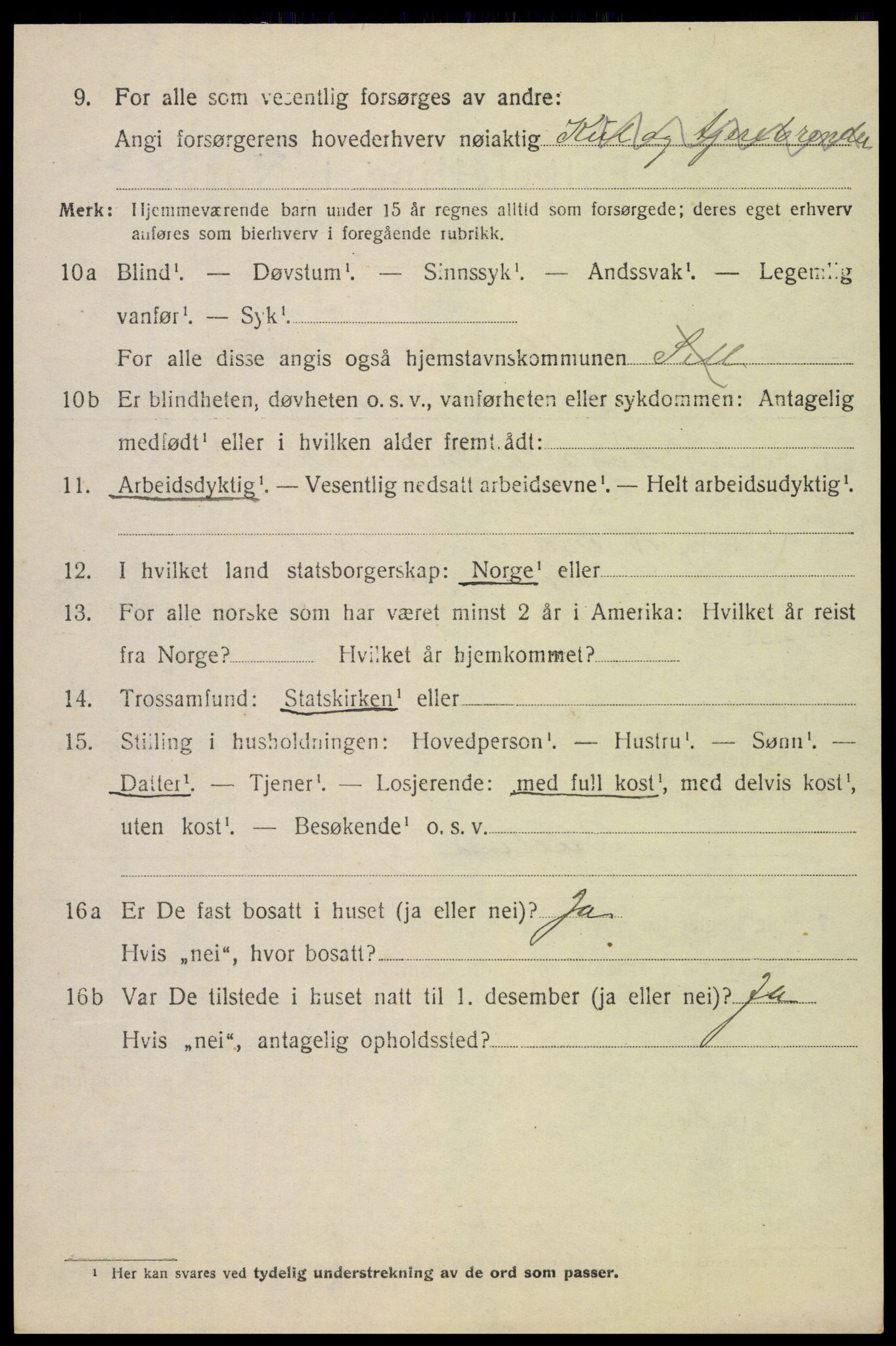 SAH, 1920 census for Sel, 1920, p. 5425