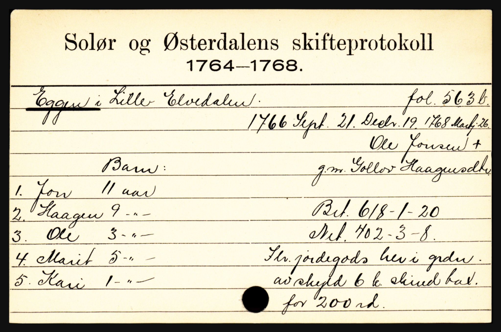Solør og Østerdalen sorenskriveri, SAH/TING-024/J, 1716-1774, p. 995