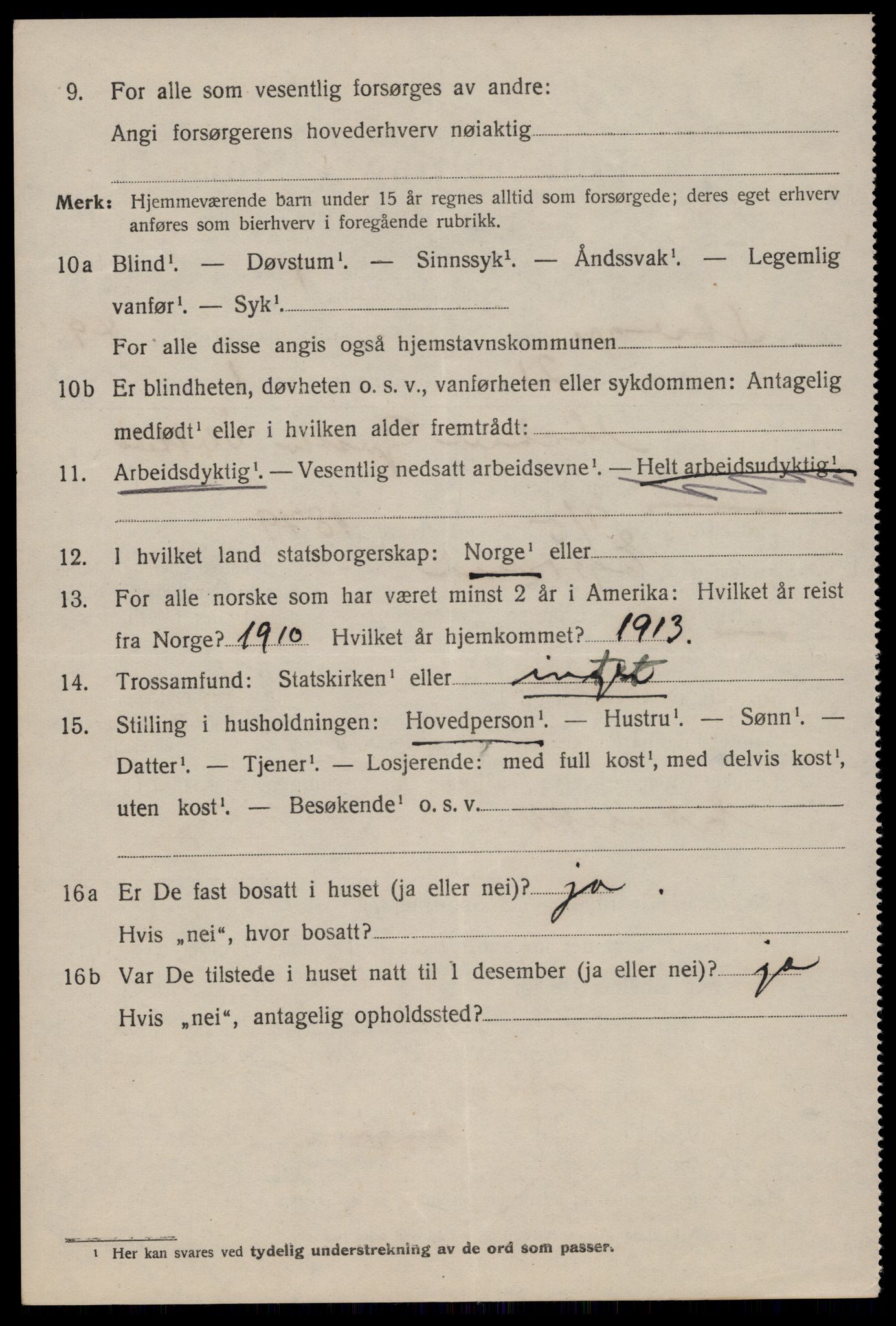 SAST, 1920 census for Stavanger, 1920, p. 118711