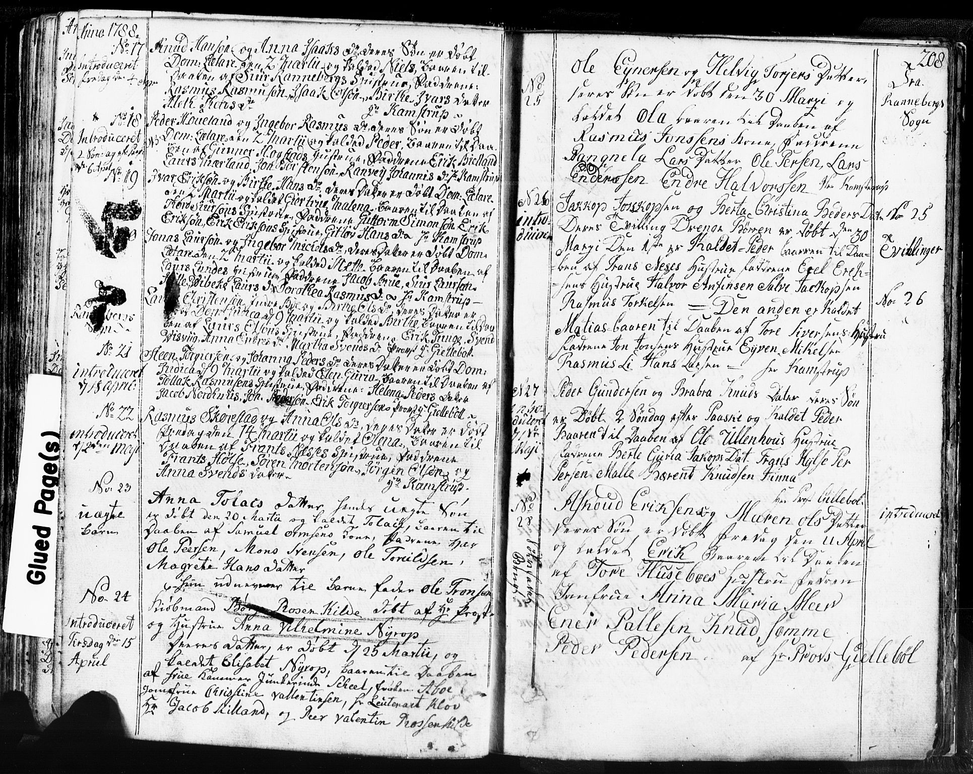 Domkirken sokneprestkontor, SAST/A-101812/001/30/30BB/L0004: Parish register (copy) no. B 4, 1752-1790, p. 208