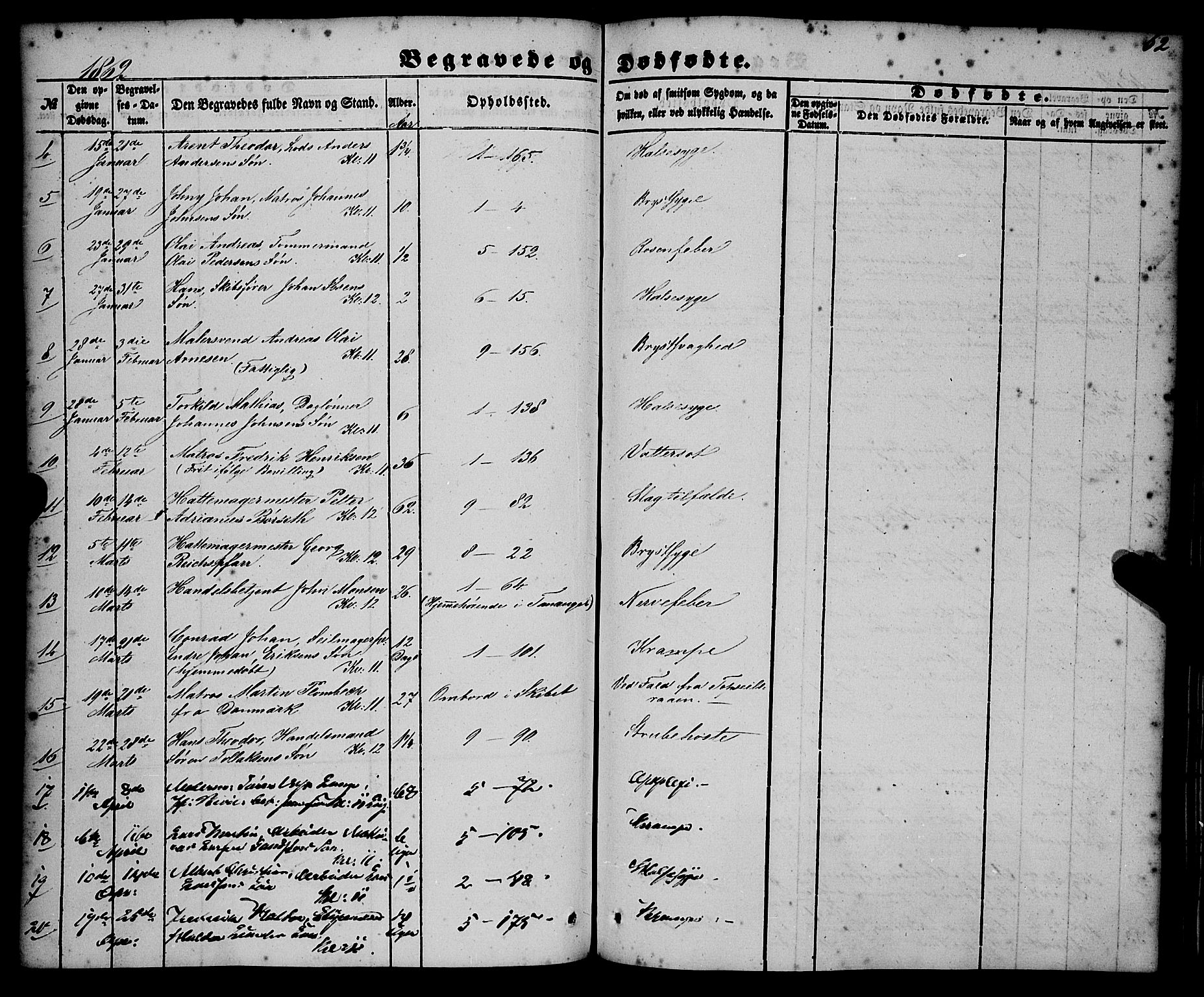 Nykirken Sokneprestembete, AV/SAB-A-77101/H/Haa/L0042: Parish register (official) no. E 2, 1850-1868, p. 62