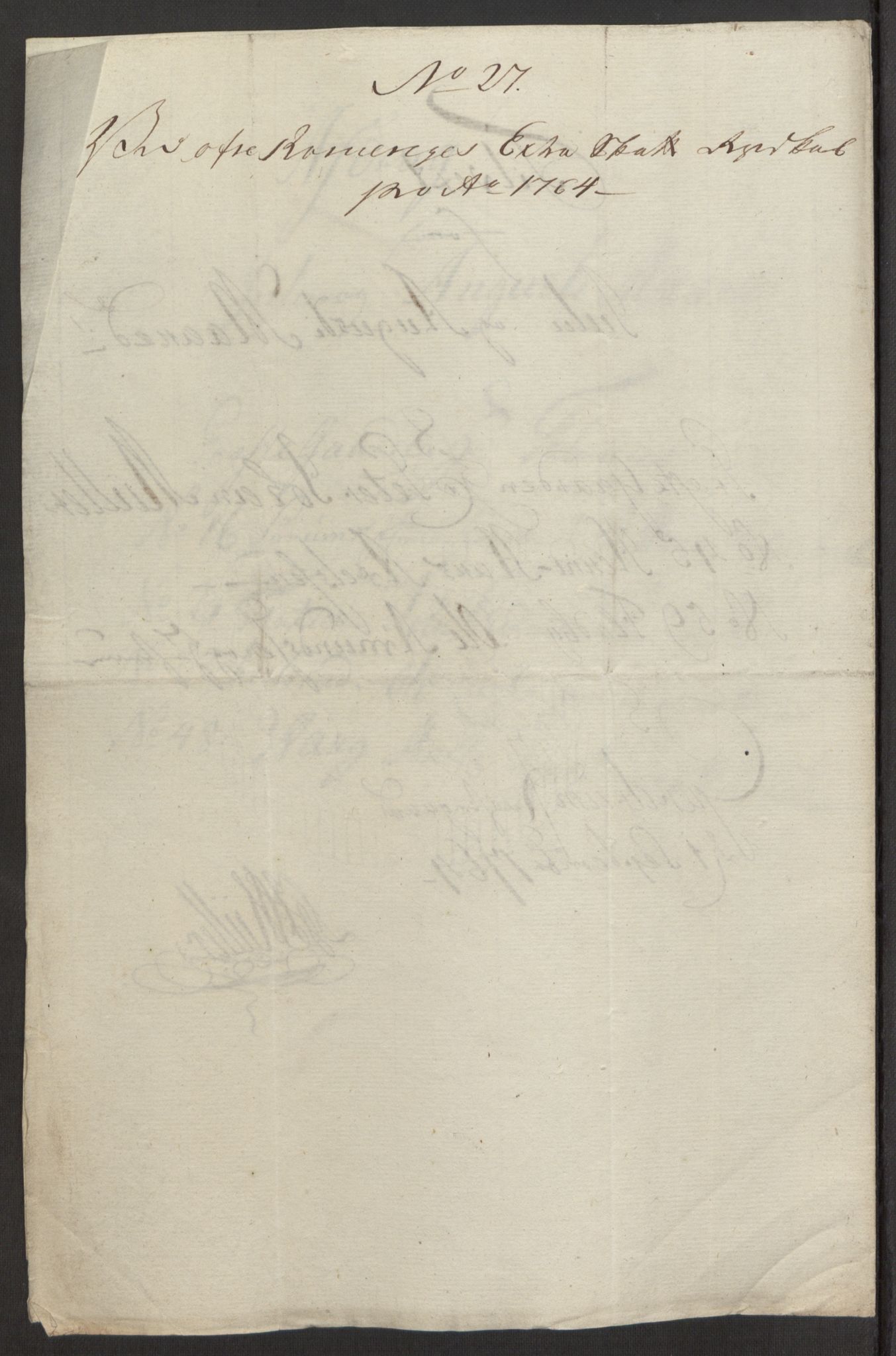 Rentekammeret inntil 1814, Reviderte regnskaper, Fogderegnskap, RA/EA-4092/R12/L0803: Ekstraskatten Øvre Romerike, 1763-1764, p. 506
