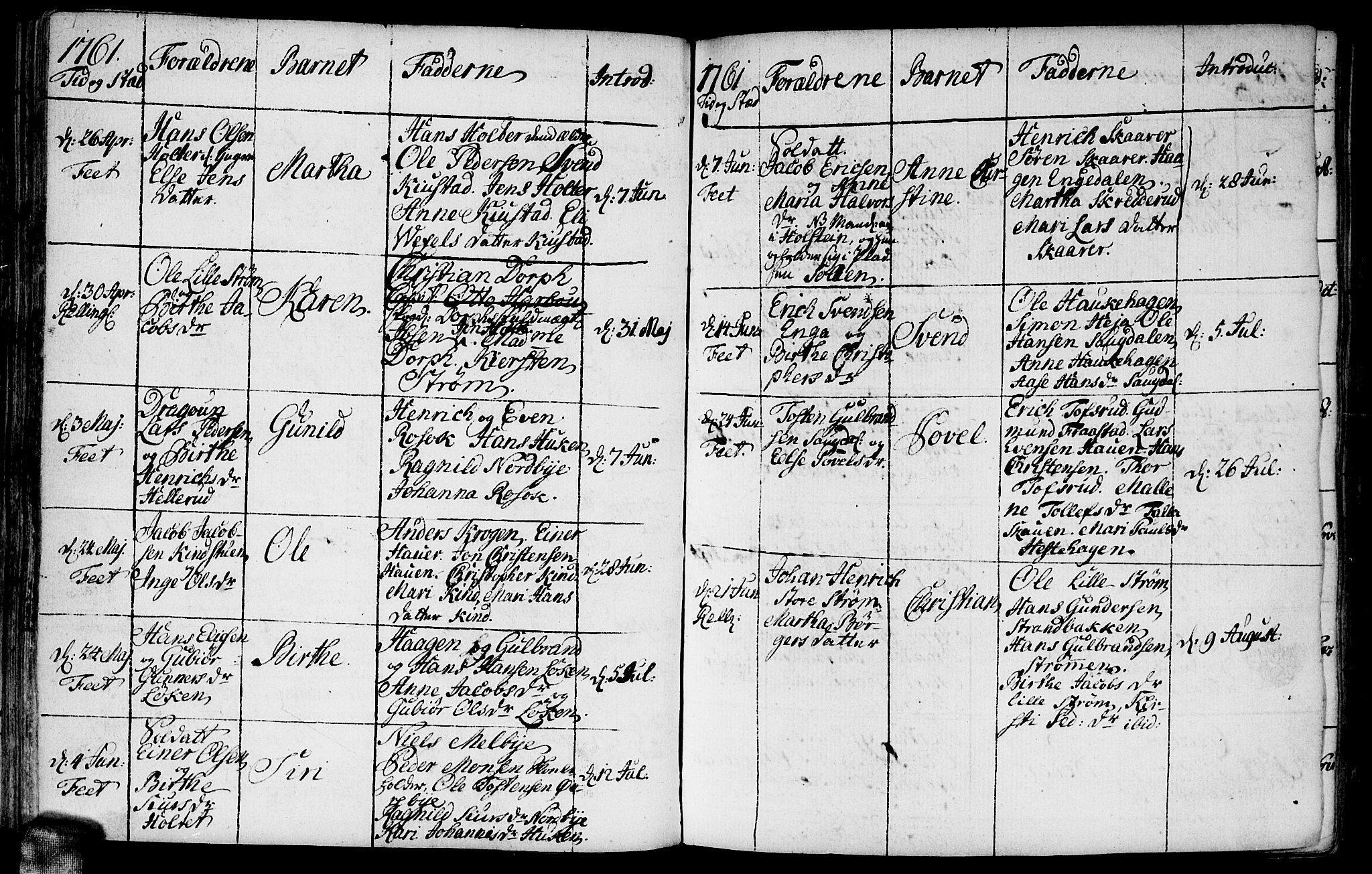 Fet prestekontor Kirkebøker, AV/SAO-A-10370a/F/Fa/L0004: Parish register (official) no. I 4, 1751-1773, p. 62