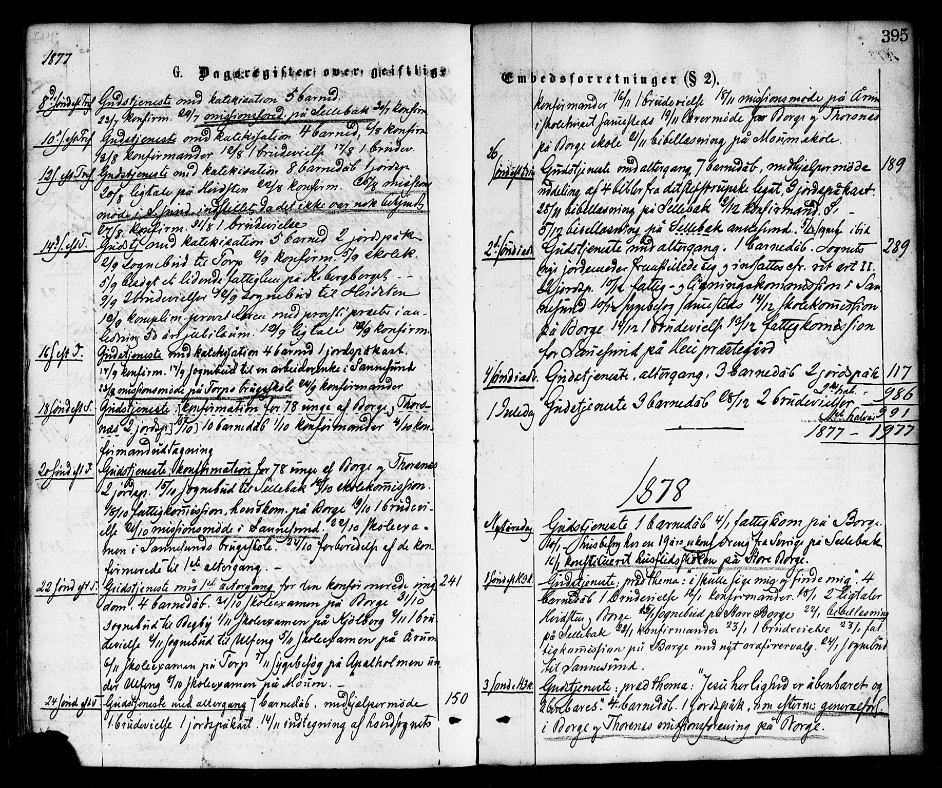 Borge prestekontor Kirkebøker, SAO/A-10903/F/Fa/L0007: Parish register (official) no. I 7, 1875-1886, p. 395