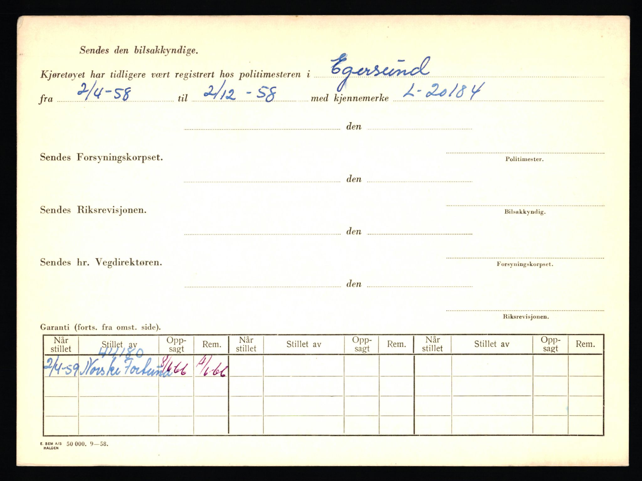 Stavanger trafikkstasjon, AV/SAST-A-101942/0/F/L0050: L-50600 - L-51299, 1930-1971, p. 1966